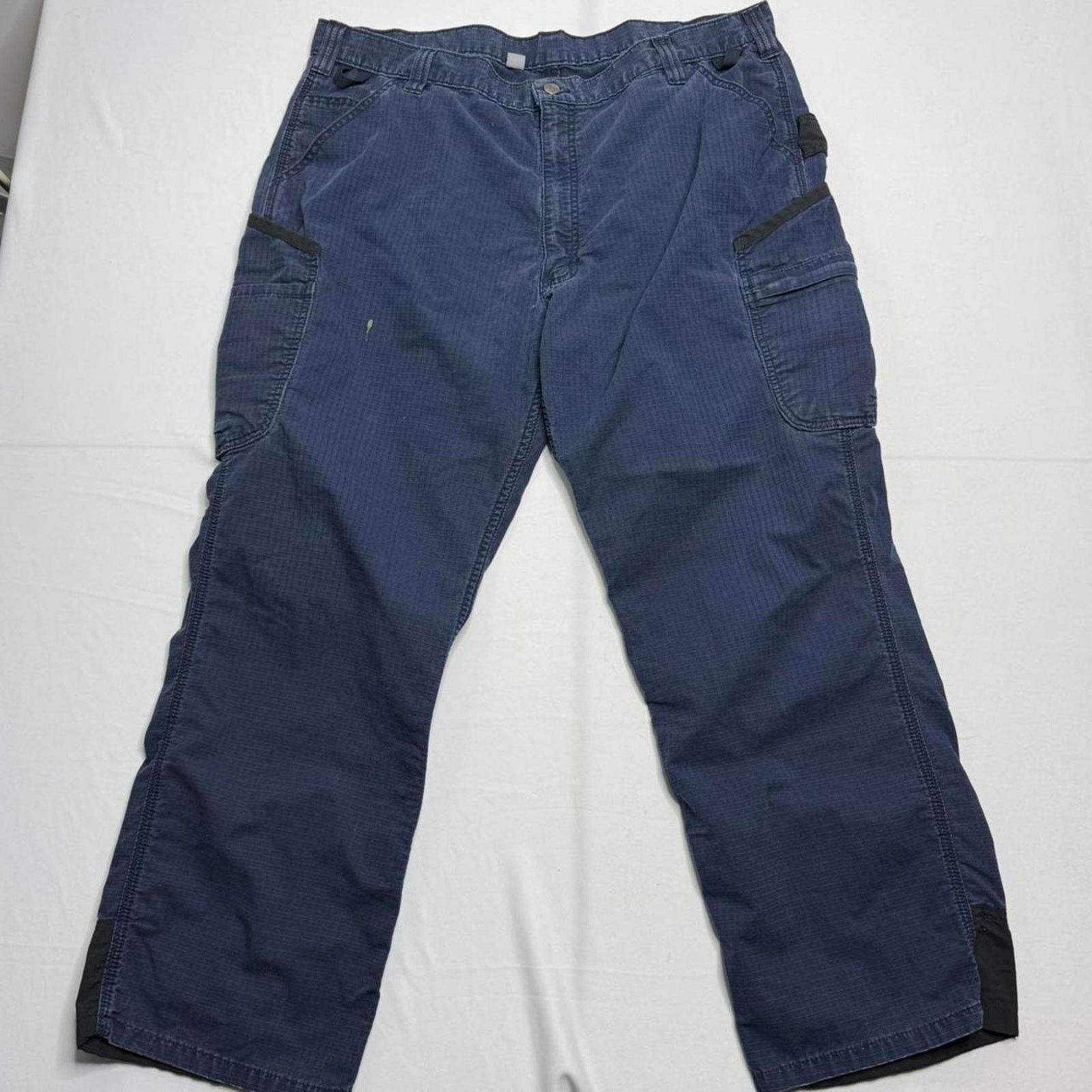 Carhartt Cahartt Navy Blue Cargo Pants Size 42x32 Size US 42 / EU 58 - 1 Thumbnail