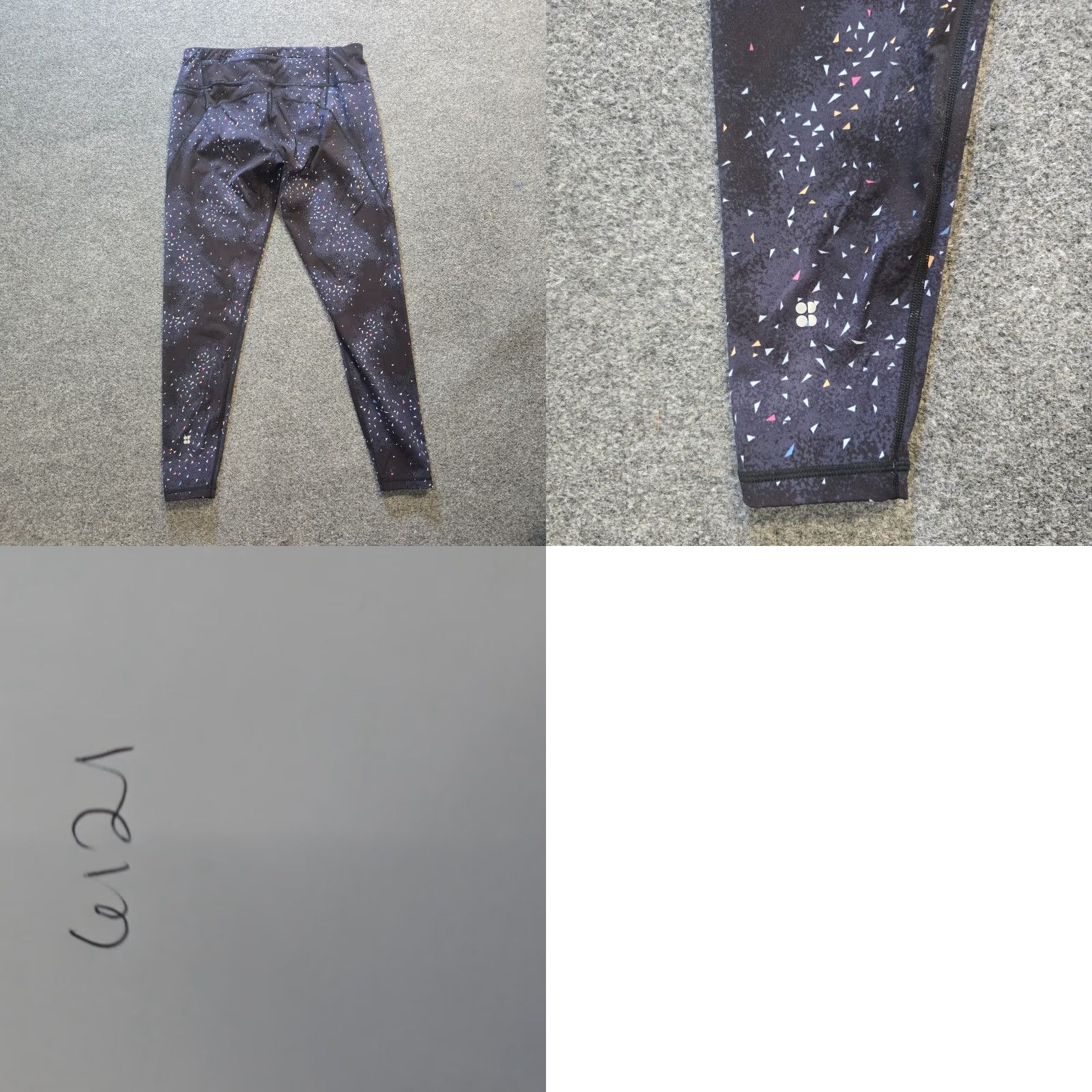 Sweaty Betty Sweaty Betty Leggings Womens Size 12 Black Gray Power Full Length Workout Casual Size 34" / US 12 / IT 48 - 8 Thumbnail