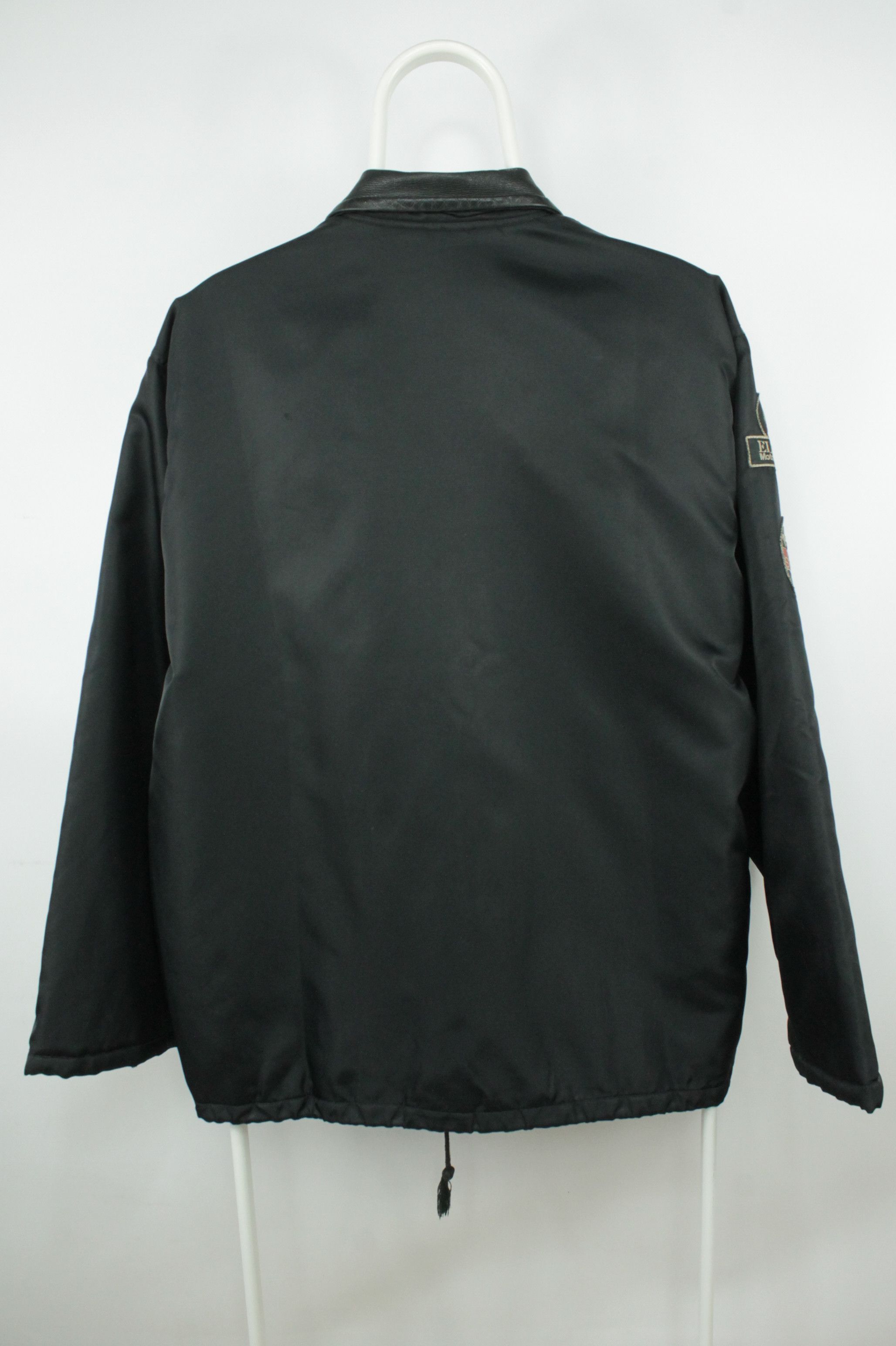 Other Vintage Redskins Motorsports Riders Nylon Leather Jacket Size US L / EU 52-54 / 3 - 8 Thumbnail
