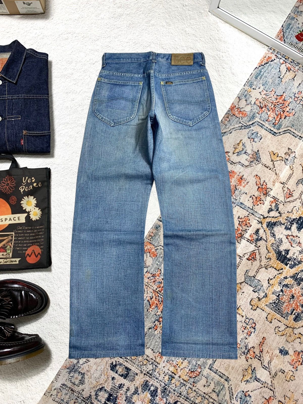 Lee 💥 True Vtg 60/70s Lee Riders Talon Zipper Made In USA 🇺🇸 Size US 30 / EU 46 - 1 Thumbnail