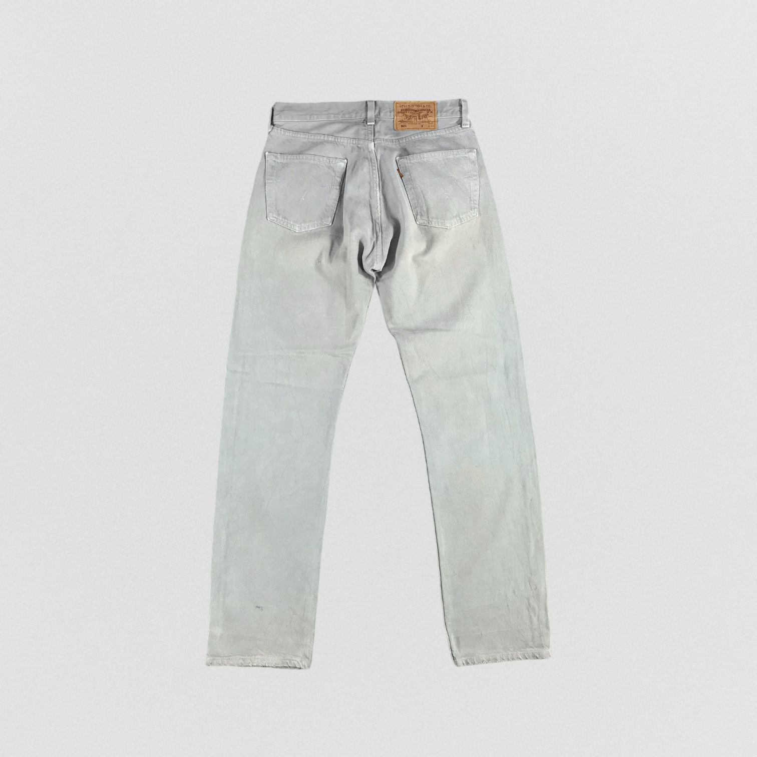 Levi's × Vintage Vintage 90s Ash Grey Levis 501 Jeans-JM2537 Size US 29 - 2 Thumbnail