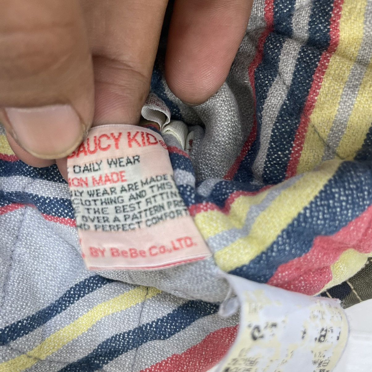 Designer × Japanese Brand Wask By Bebe co ltd Pacthwork Vest Jacket For Kids Size US XS / EU 42 / 0 - 6 Thumbnail