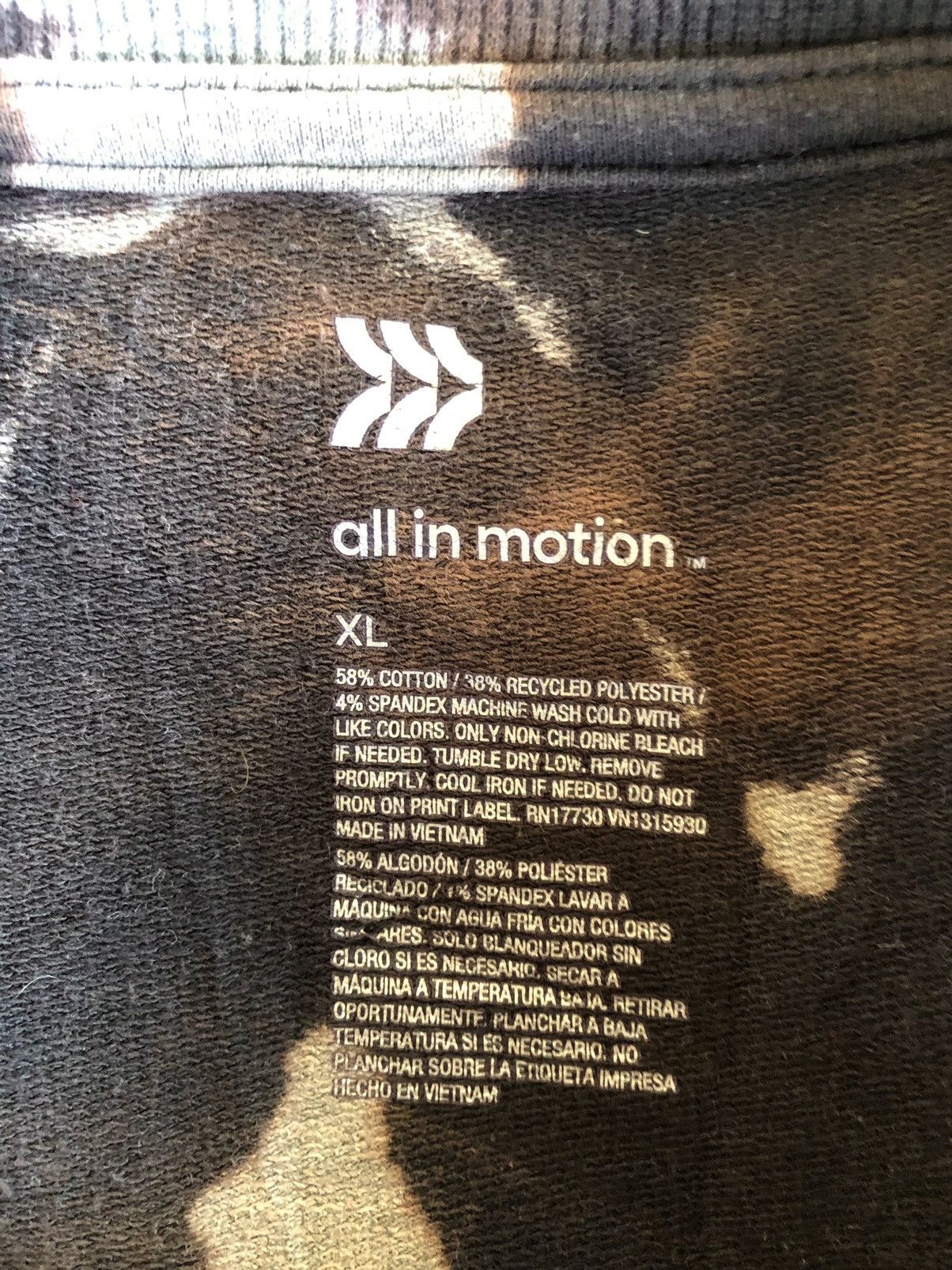 Japanese Brand × Vintage Vintage All in motion tye dye sweatshirt Size US L / EU 52-54 / 3 - 5 Thumbnail