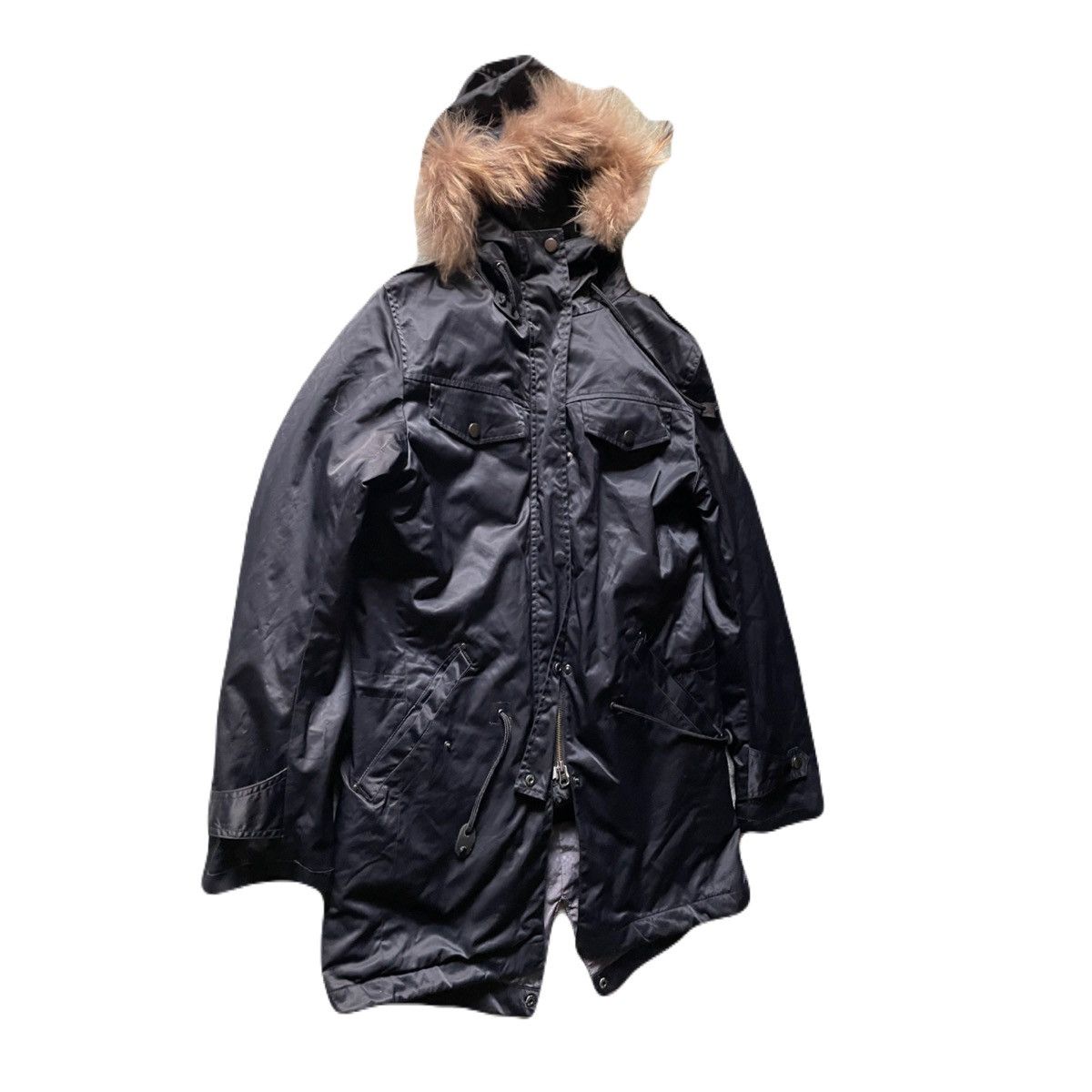 If Six Was Nine 2000s Japanese archive fur military parka vkei y2k Size US M / EU 48-50 / 2 - 4 Thumbnail