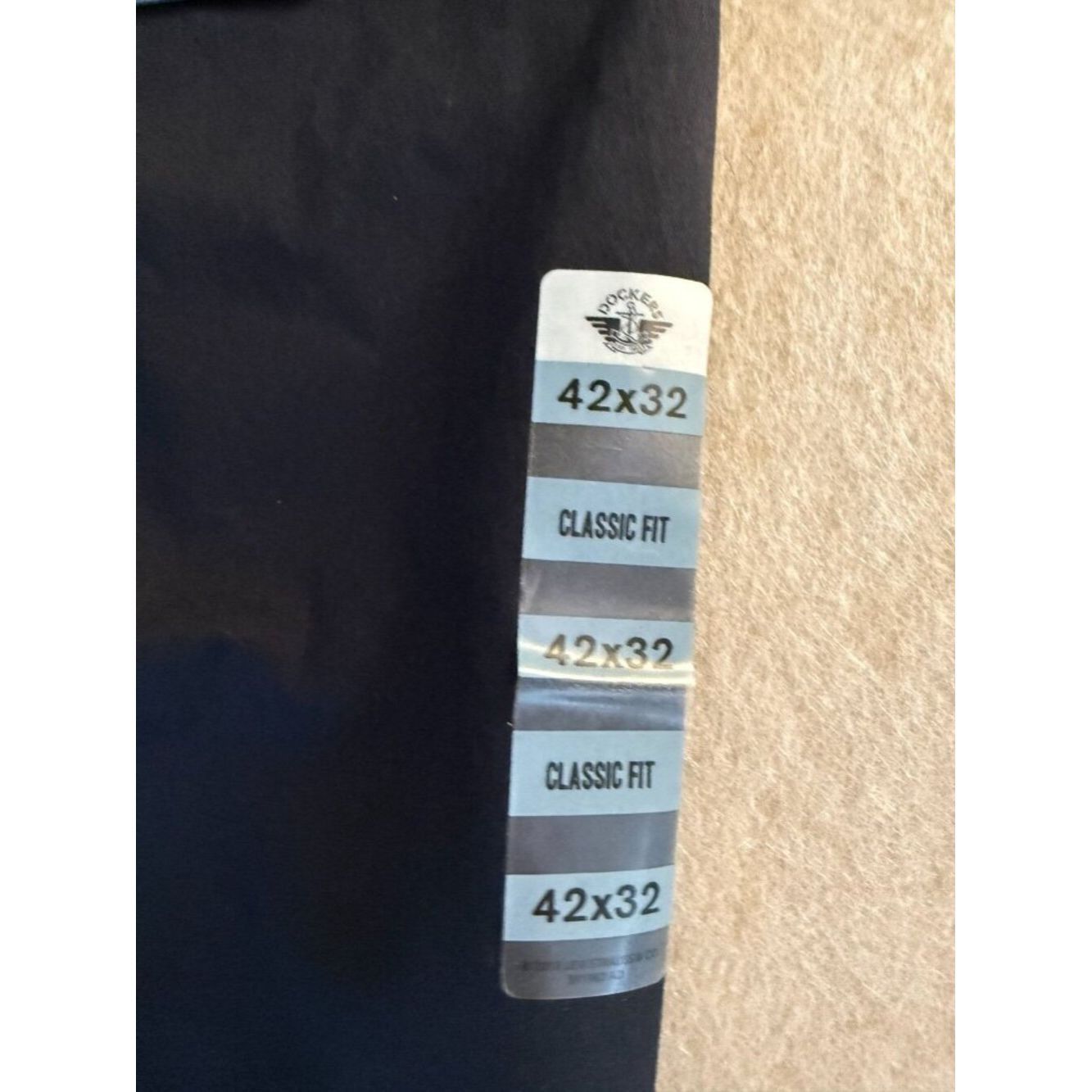 Dockers Dockers Signature Khaki Pants 42x32 Navy Classic Fit NWT 10 Size US 42 / EU 58 - 7 Thumbnail