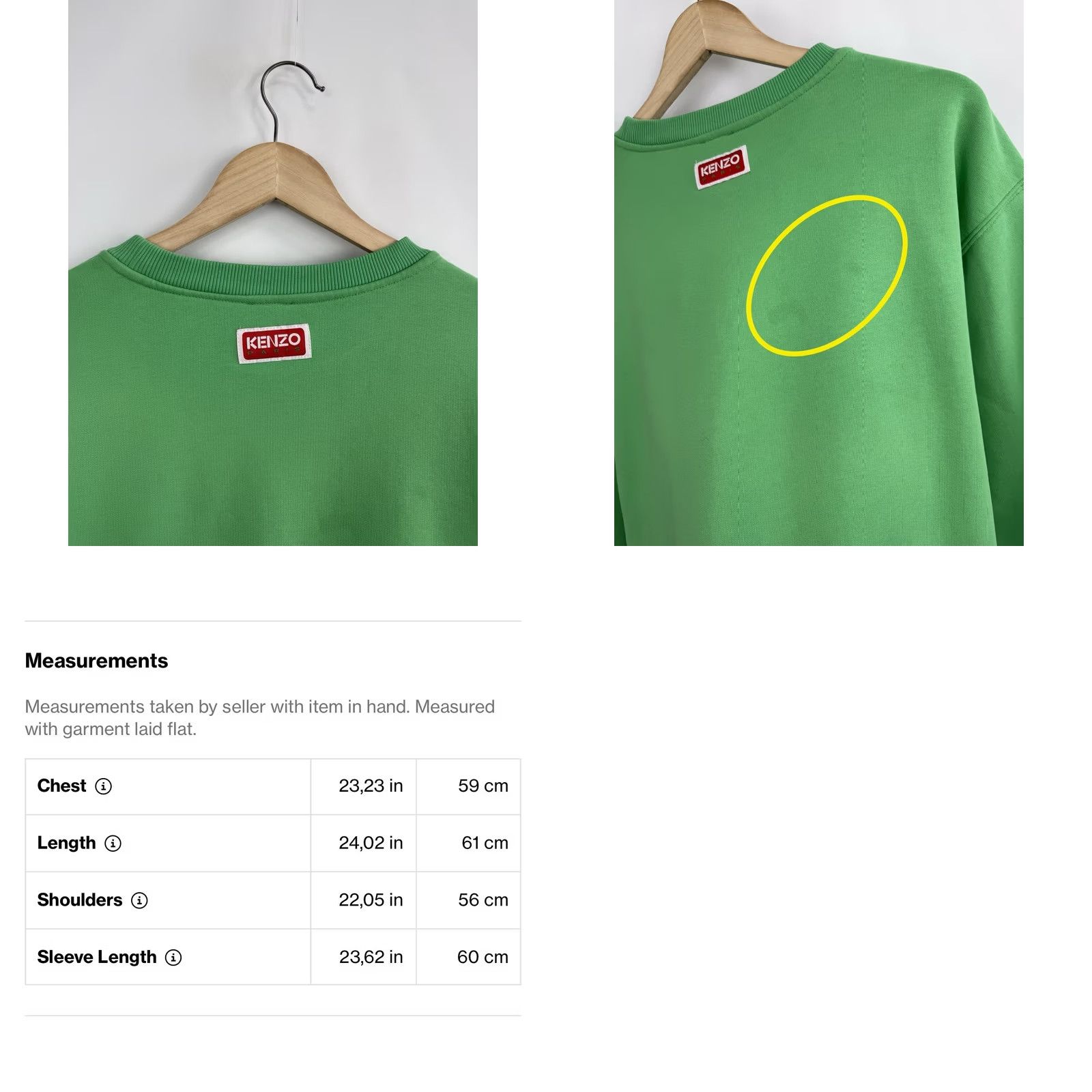 Kenzo Kenzo Paris Sweatshirt L Green Retro Y2K Boke Flower Mens Size US L / EU 52-54 / 3 - 8 Thumbnail