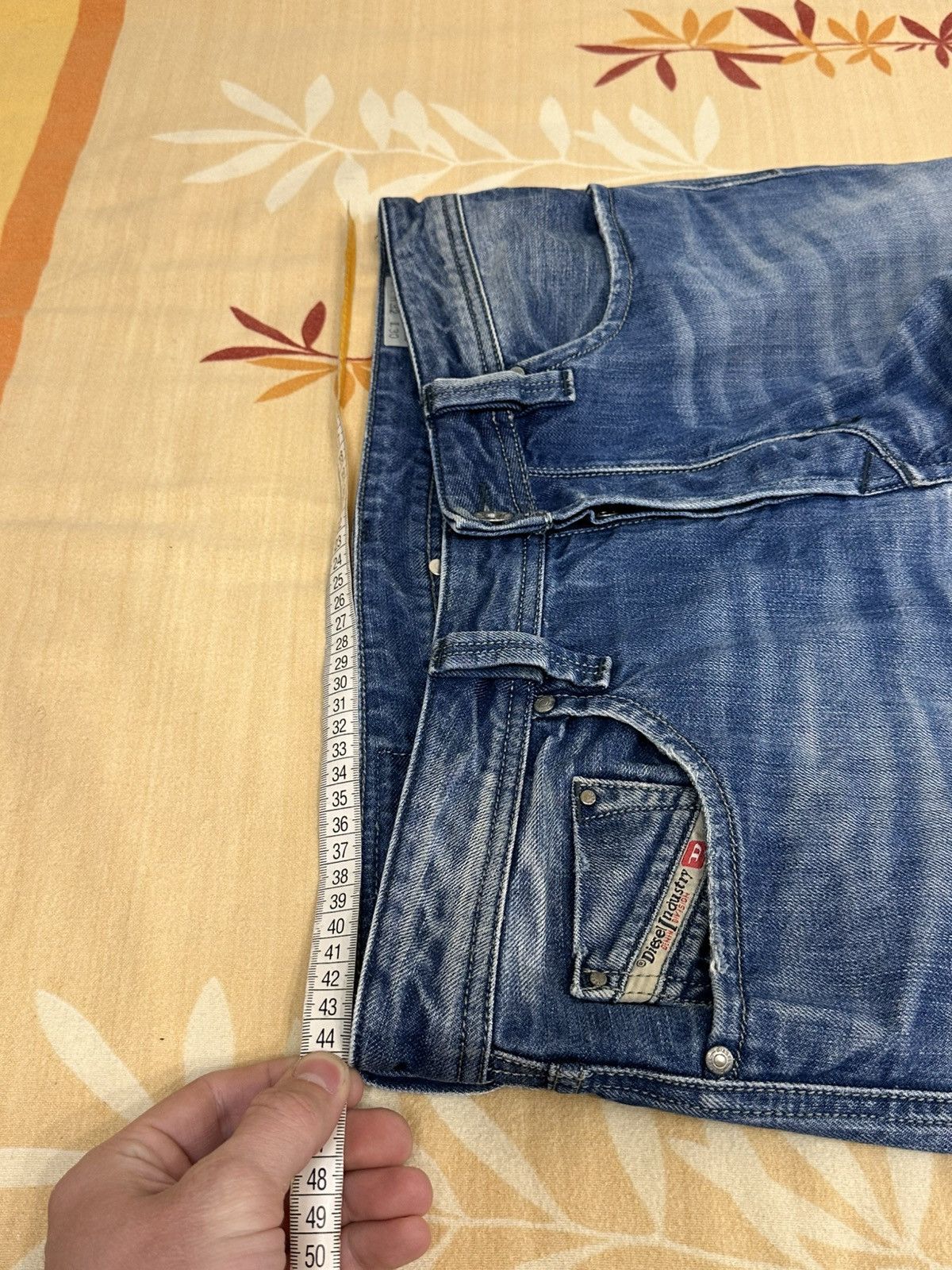 Diesel 🔥 Diesel Larkee Distressed Straight Jeans Pants Denim Rare Size US 32 / EU 48 - 7 Thumbnail