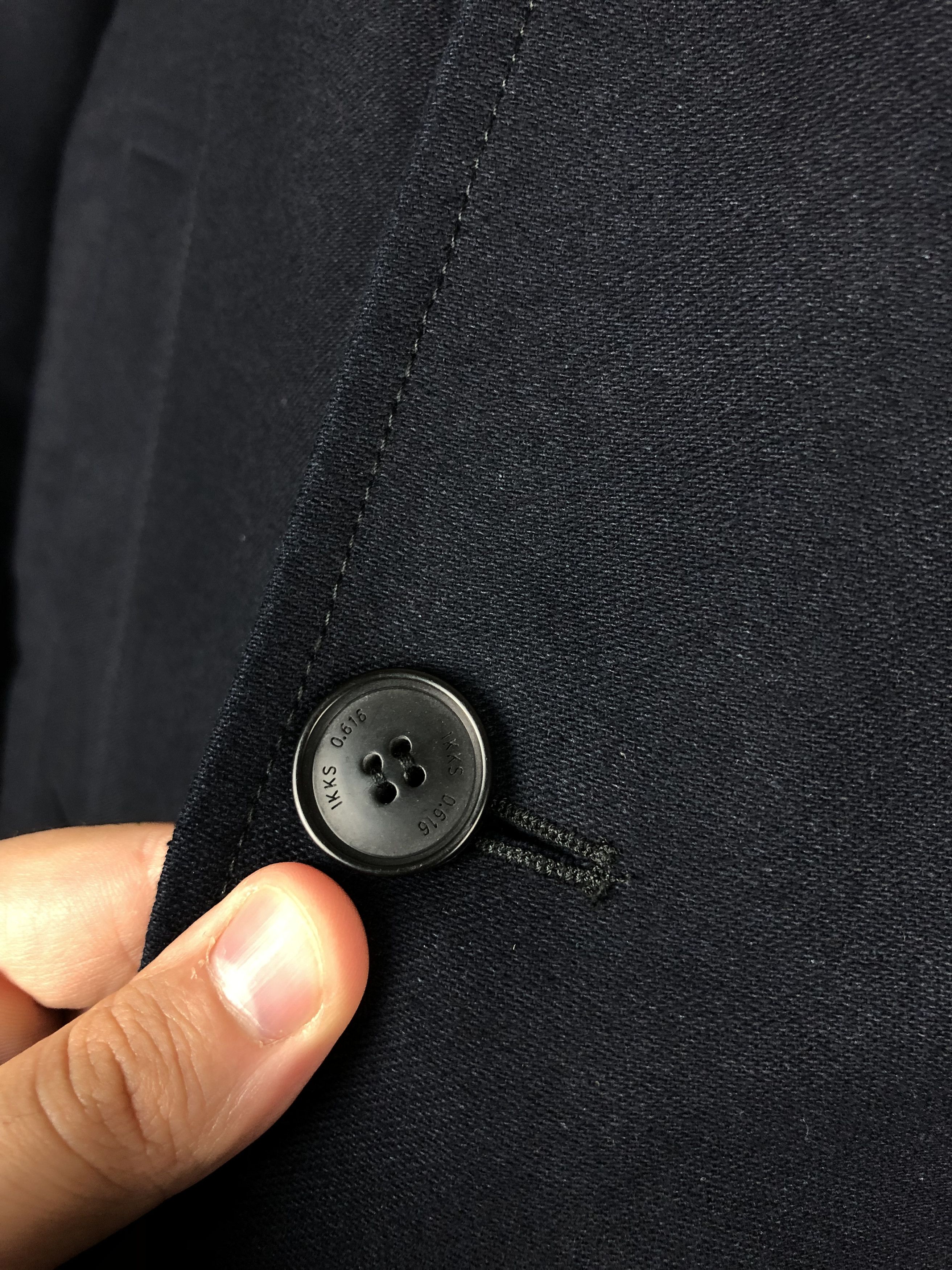 IKKS IKKS Trench Coat Jacket Navy siz 52 Size US L / EU 52-54 / 3 - 6 Thumbnail