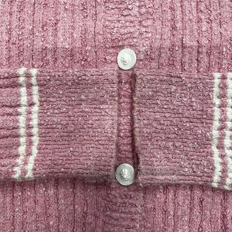Chanel Chanel Pink Cardigan Sweater for Women . Size XL / US 12-14 / IT 48-50 - 4 Thumbnail