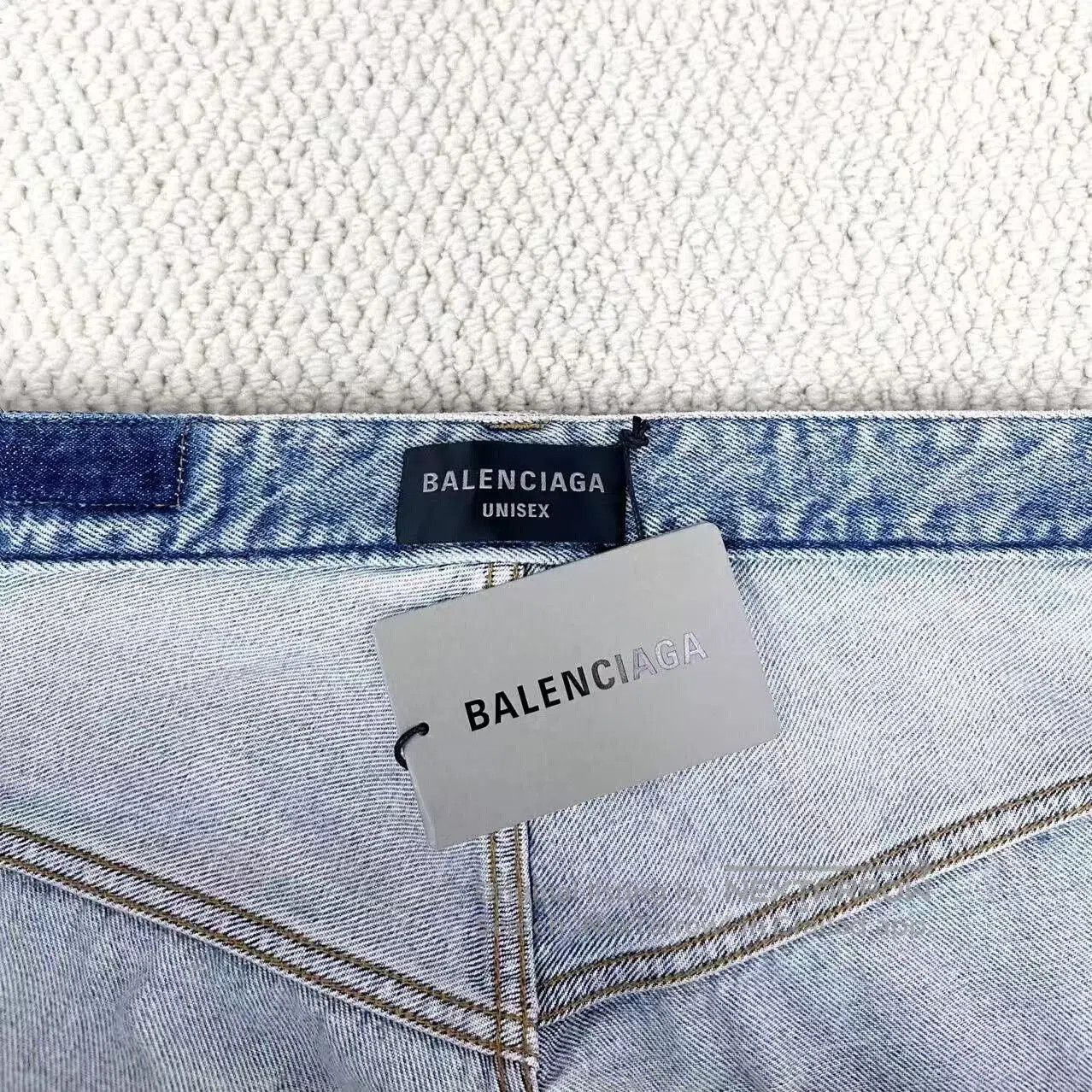 Balenciaga balenciaga blue distressed denim pants. Size US 32 / EU 48 - 3 Thumbnail