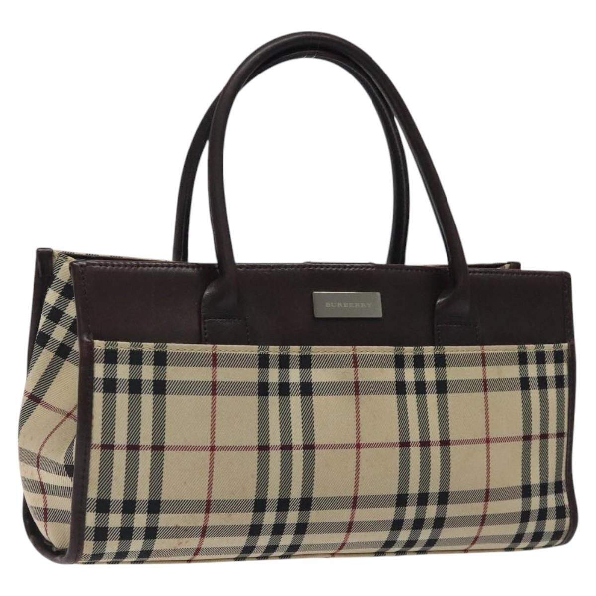 Burberry Burberry Nova Check Handbag Nova Check Canvas and leather Size ONE SIZE - 1 Thumbnail