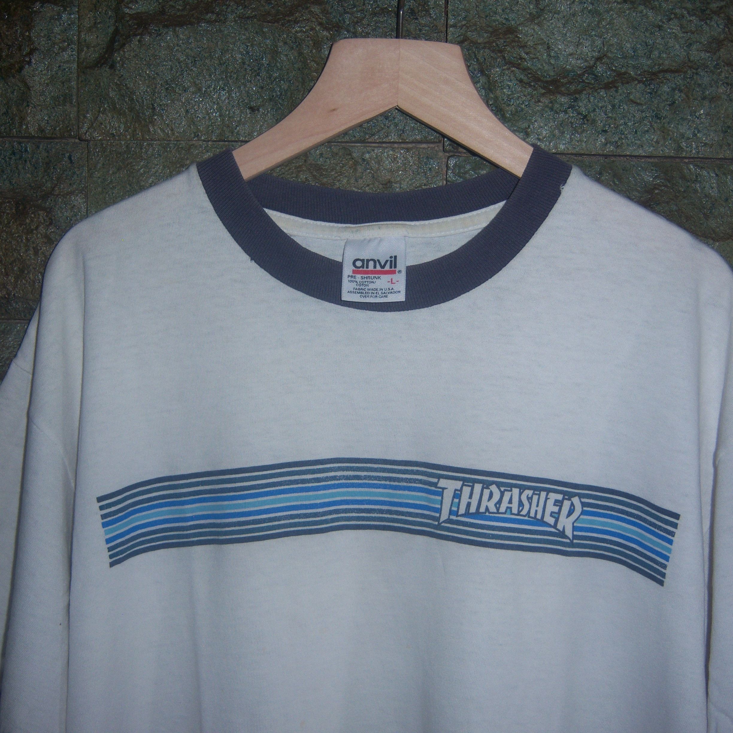 Thrasher 90s Thrasher Ringer Tee Size US L / EU 52-54 / 3 - 6 Thumbnail