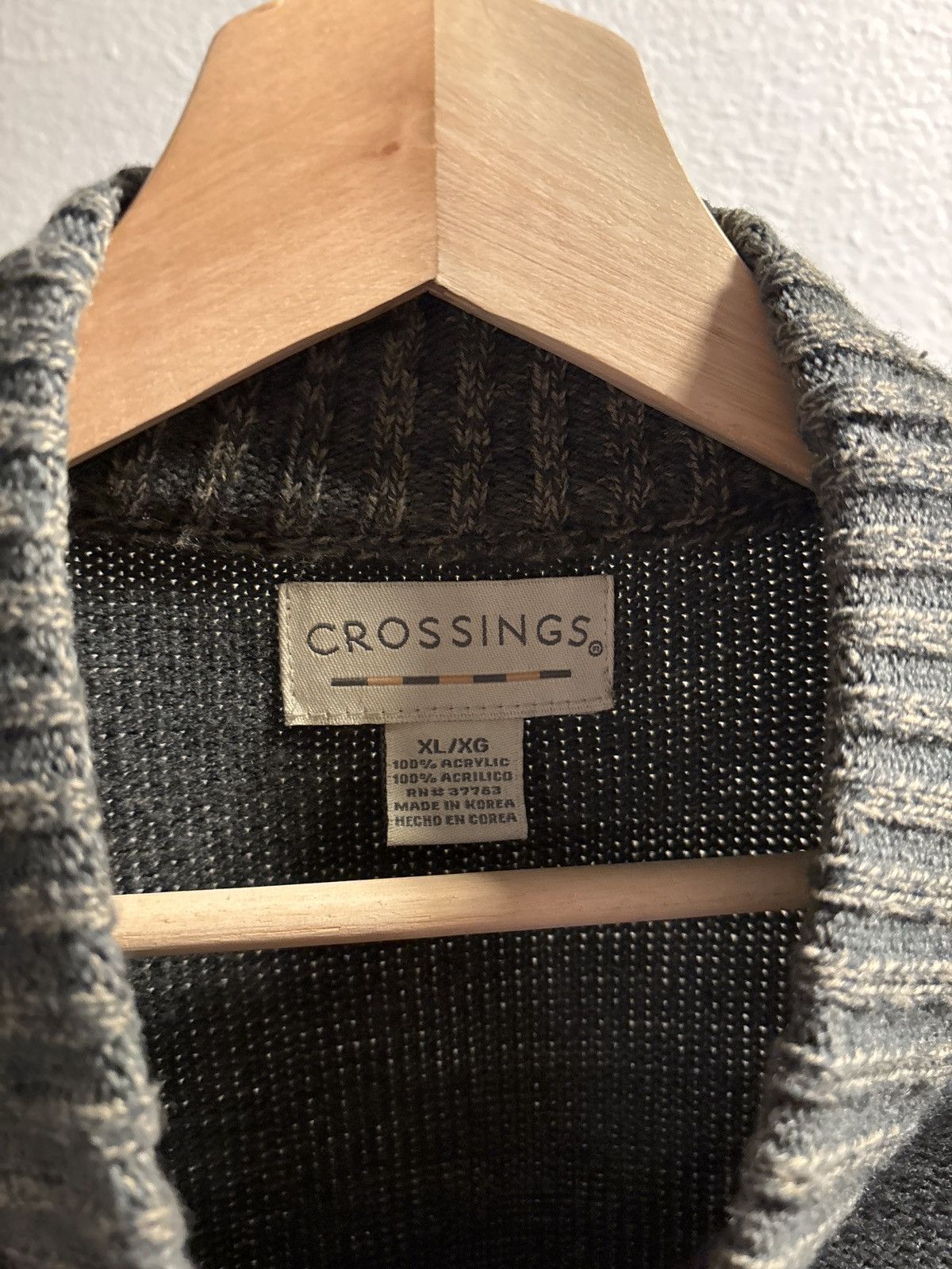 Vintage Vintage Grey Sweater Size US XL / EU 56 / 4 - 4 Thumbnail