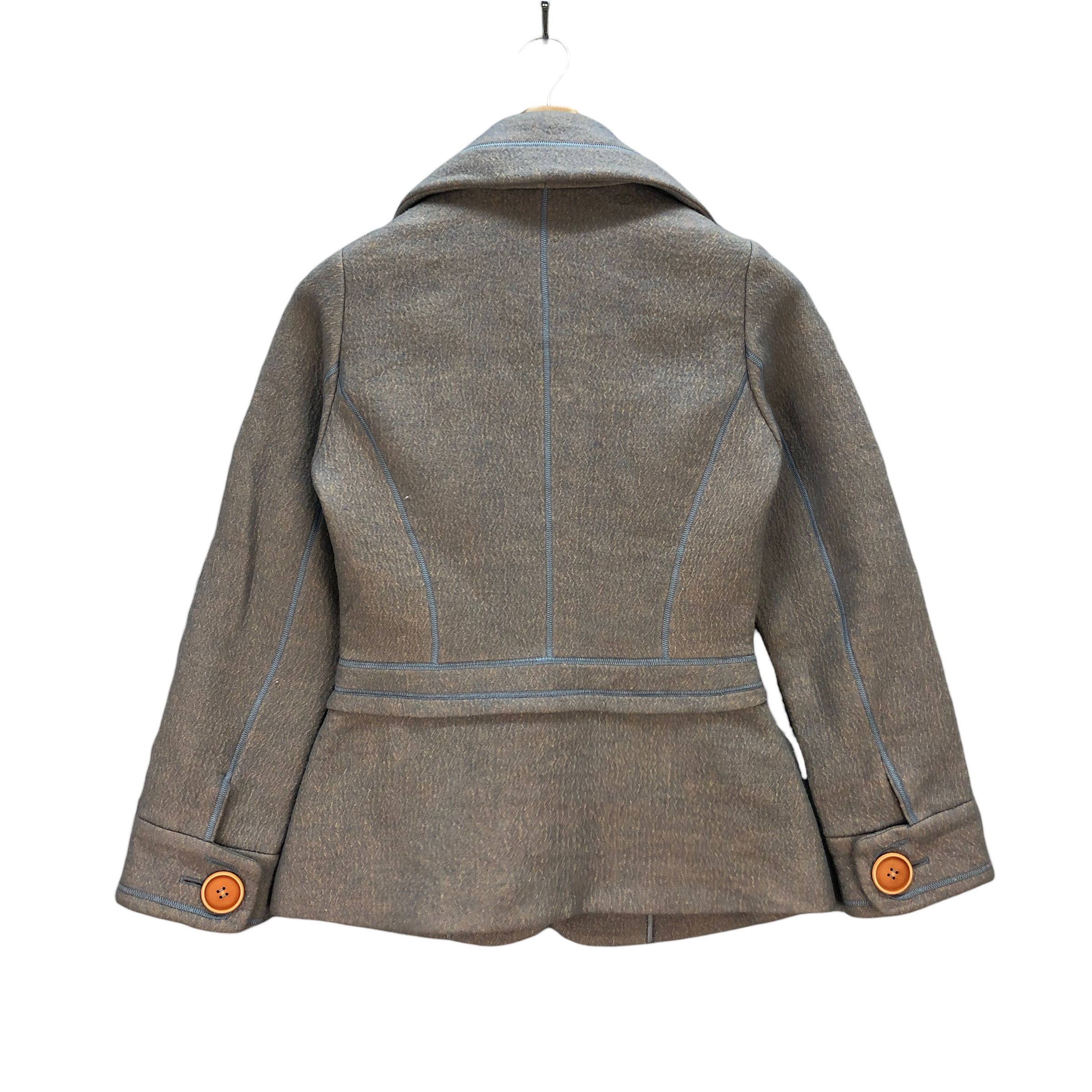 Japanese Brand TOMASO STEFANELLI LANA WOOL COAT #7365-134 Size S / US 4 / IT 40 - 10 Thumbnail