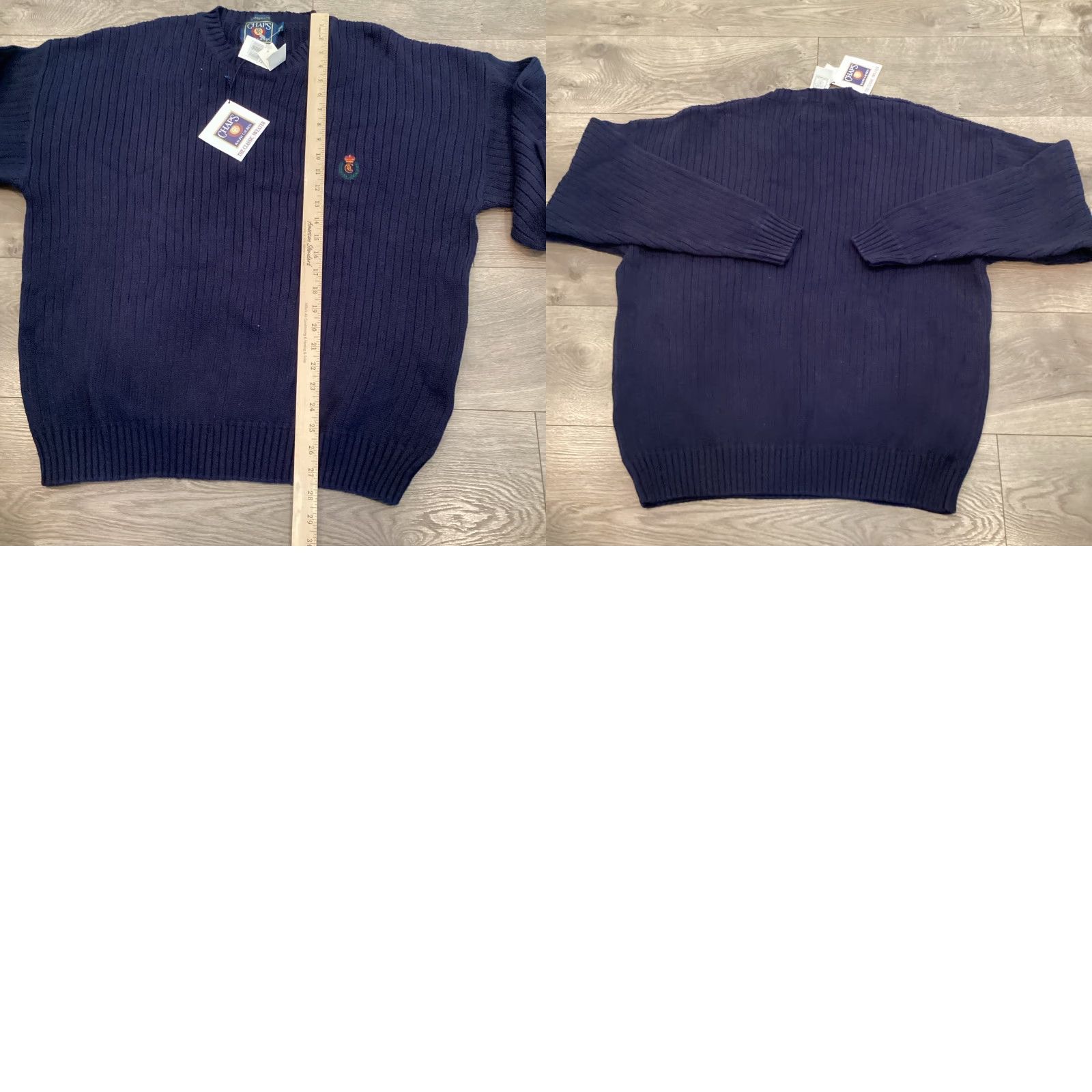 Ralph Lauren Ralph Lauren Chaps Men's Pullover Sweater XXL Navy Chunky Knit Cable Solid Classic Size US XXL / EU 58 / 5 - 8 Thumbnail