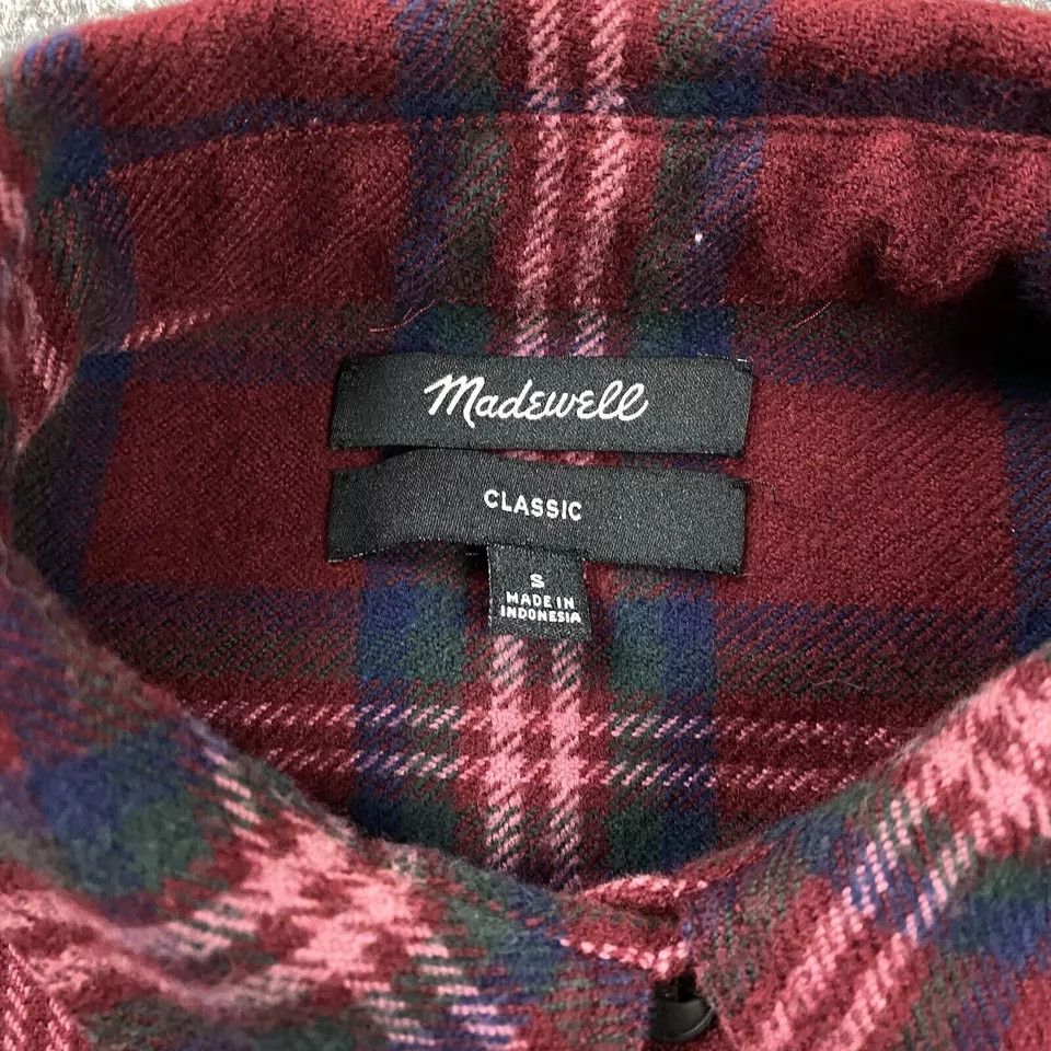 Madewell Madewell Flannel Top Womens Small Window Pane Check Shirt Size S / US 4 / IT 40 - 3 Thumbnail