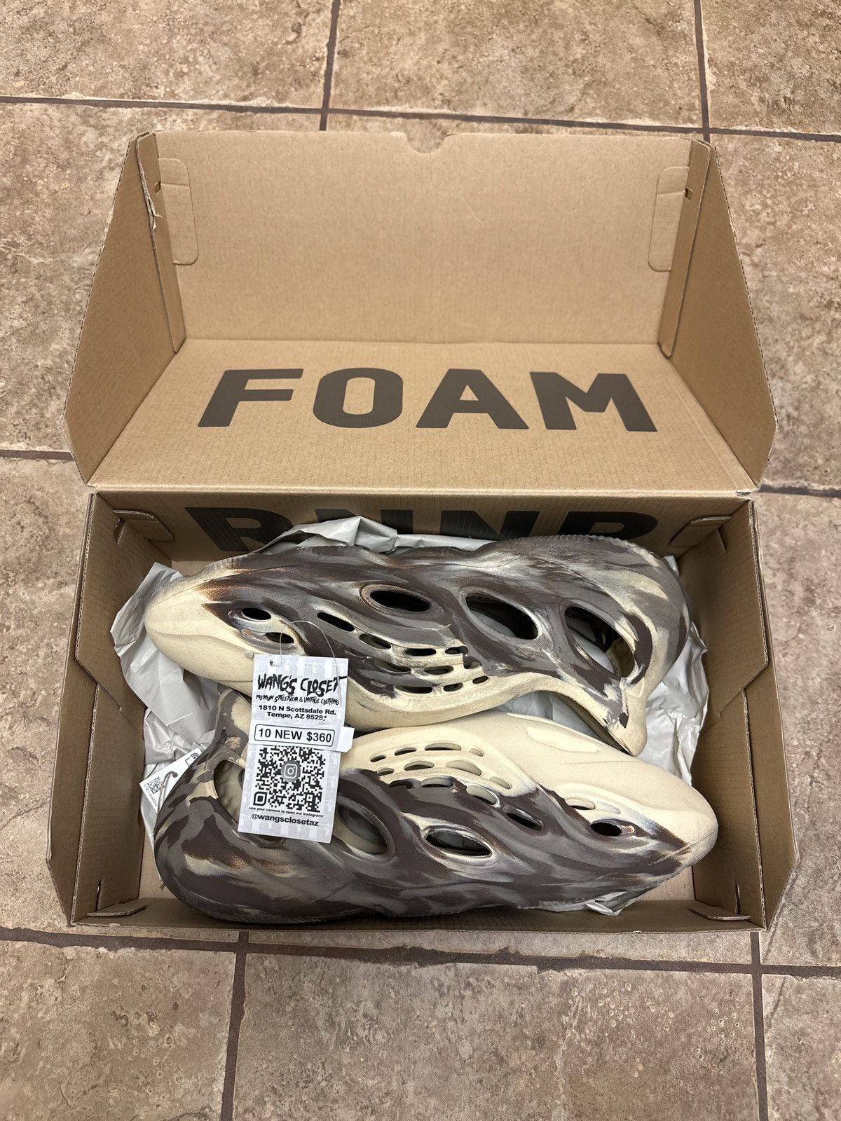 yeezy foam runner grailed