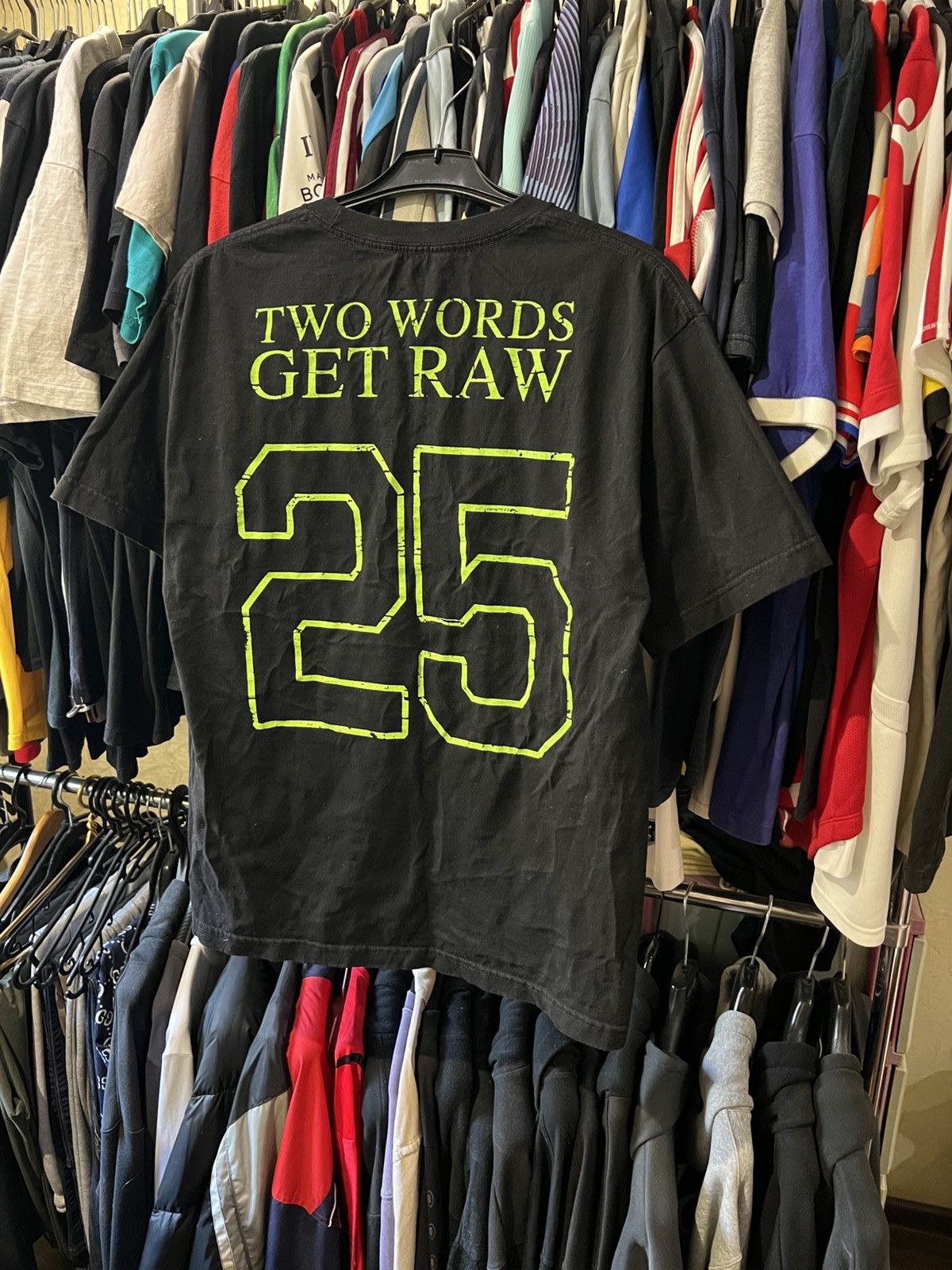Vintage VINTAGE WWE DX D GENERATION X TWO WORDS GET RAW 25 TOUR TEE Size US L / EU 52-54 / 3 - 3 Thumbnail