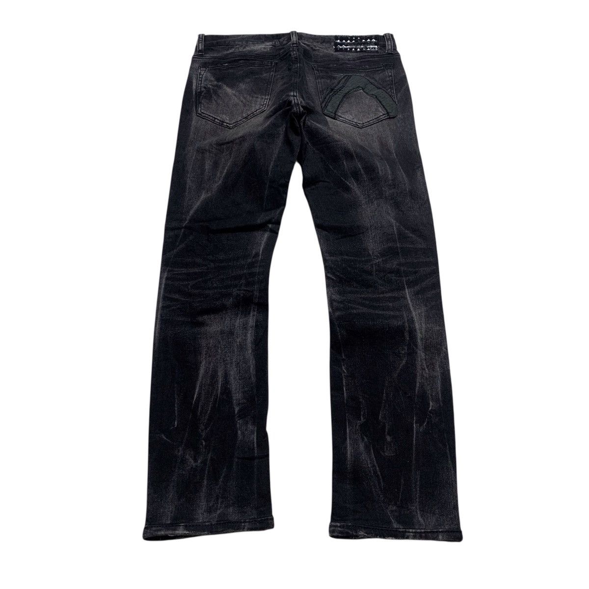 Japanese Brand Buckaroo Distressed Boro Faded Ifsix Vkeii Gothic Lgb Style Size US 31 - 9 Thumbnail