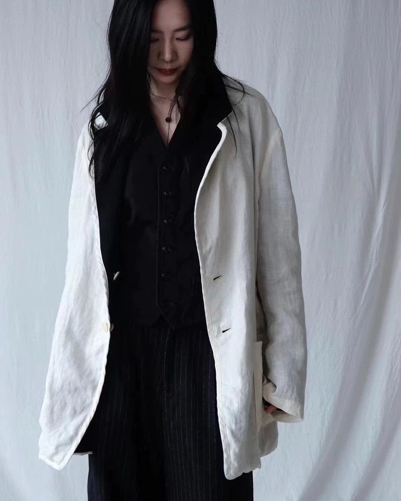 Yohji Yamamoto Yohji Yamamoto size 2 Reversible wearable vintage tailored Size 36R - 1 Thumbnail