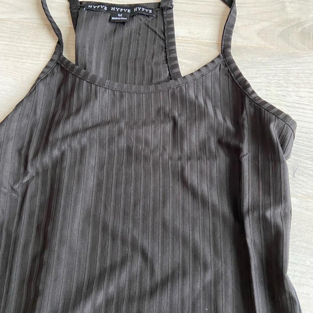 Fashion Nova Fashion Nova Black Racerback Classic Tank Top Bodysuit Size M / US 6-8 / IT 42-44 - 3 Thumbnail