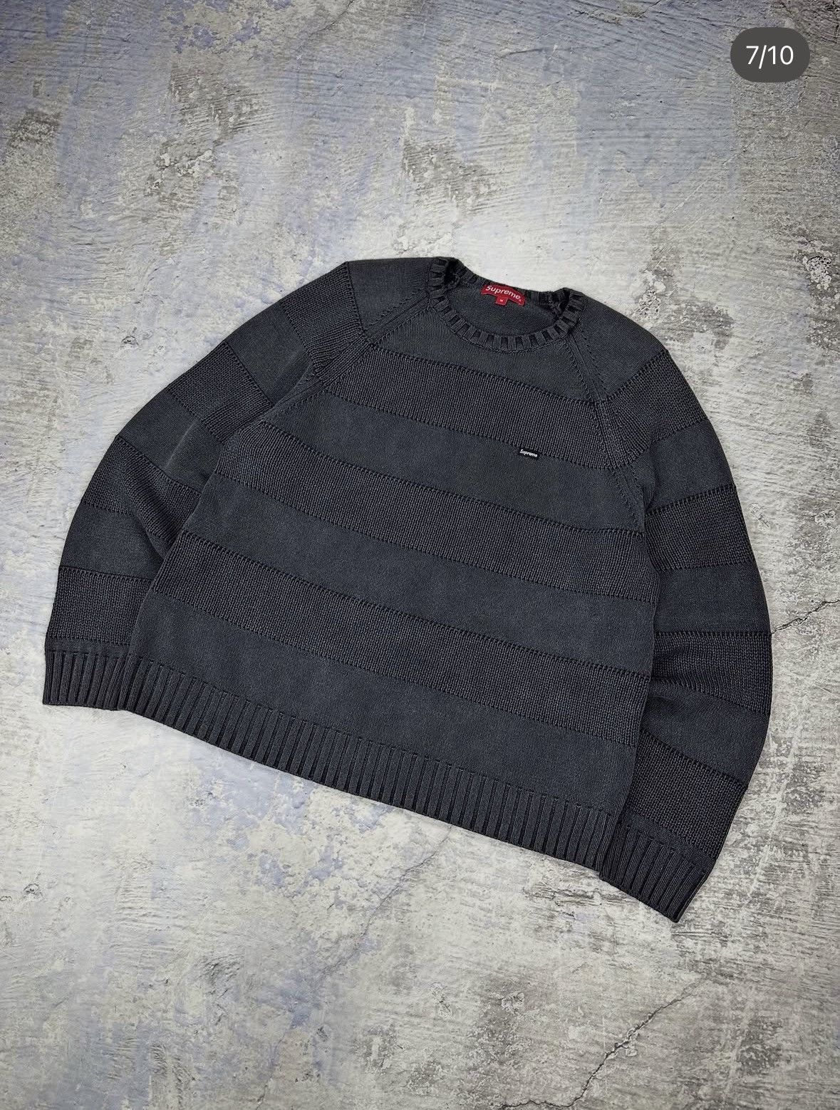 Supreme Supreme garment dyed knitted sweater mens grey Size US M / EU 48-50 / 2 - 6 Thumbnail