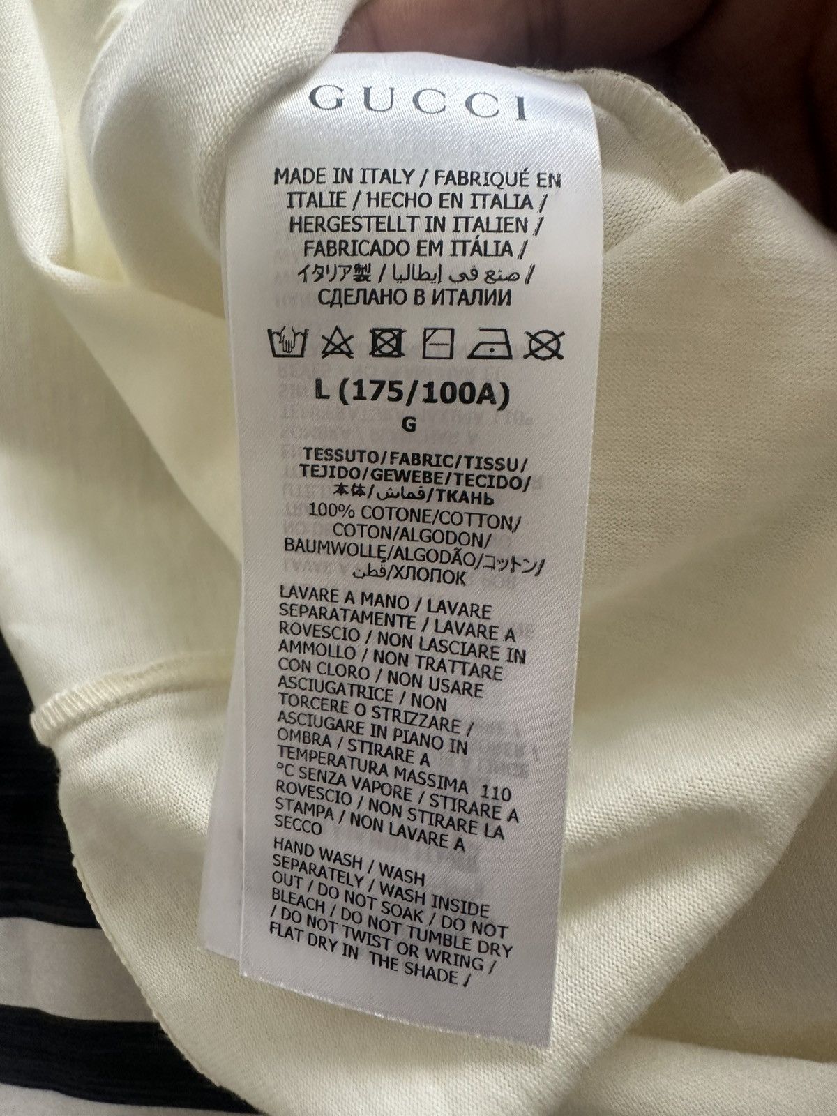 Gucci Gucci Blade T Shirt Size US L / EU 52-54 / 3 - 6 Thumbnail