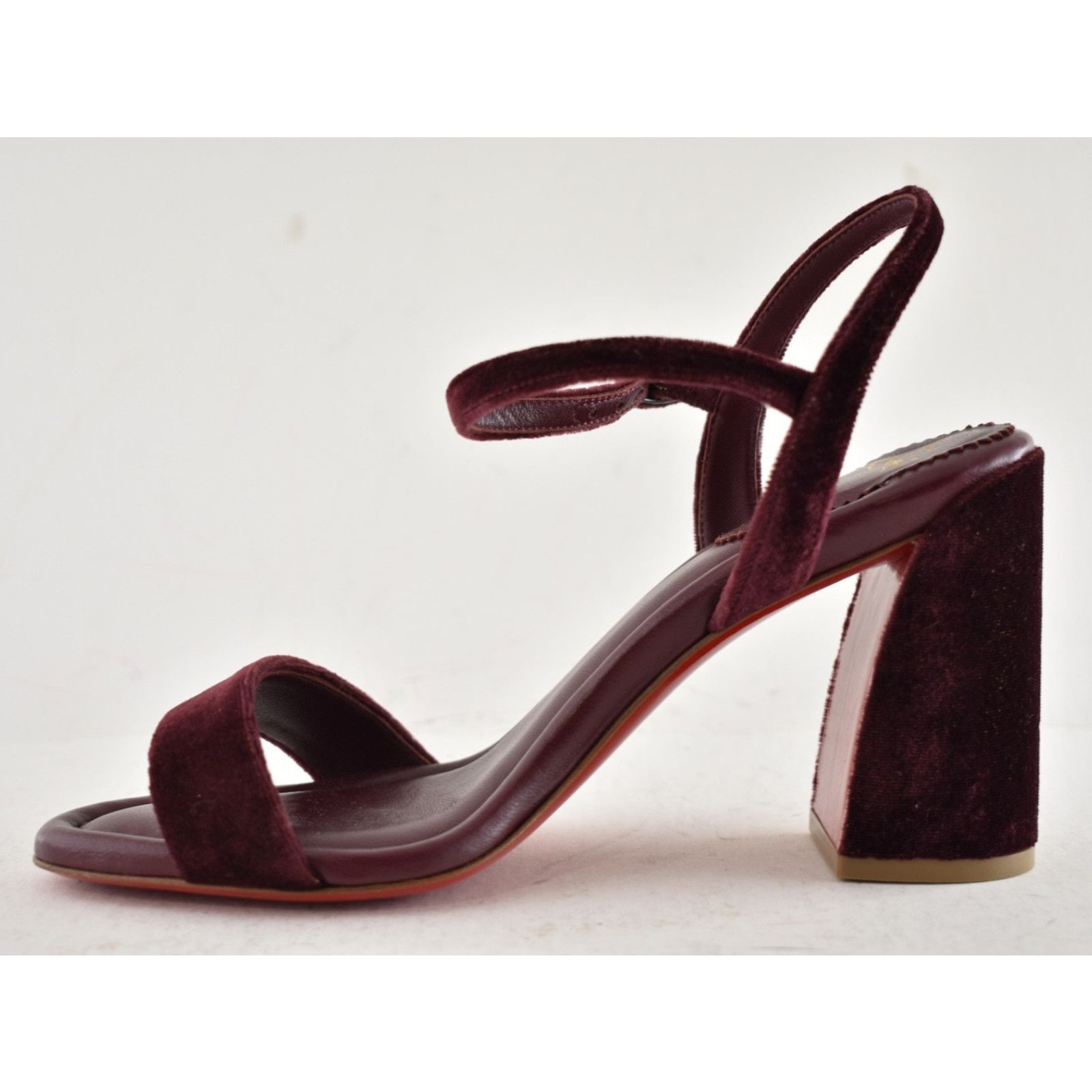 Christian Louboutin Christian Louboutin Miss Jane Sandal 85 Block Heel 38.5 Size US 8.5 / IT 38.5 - 8 Thumbnail