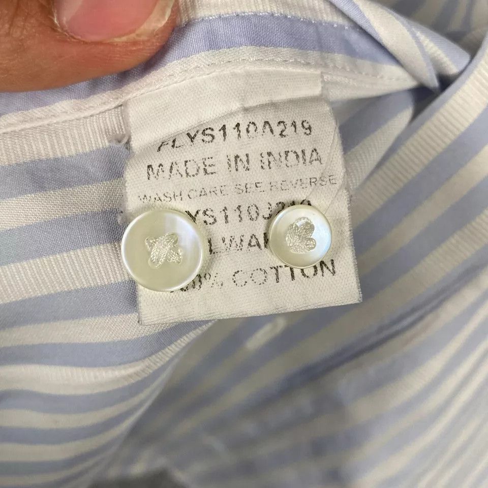 Louis Philippe Louis Philippe Dress Shirt Men 39 CM Tailored Fit Striped Size US L / EU 52-54 / 3 - 6 Thumbnail
