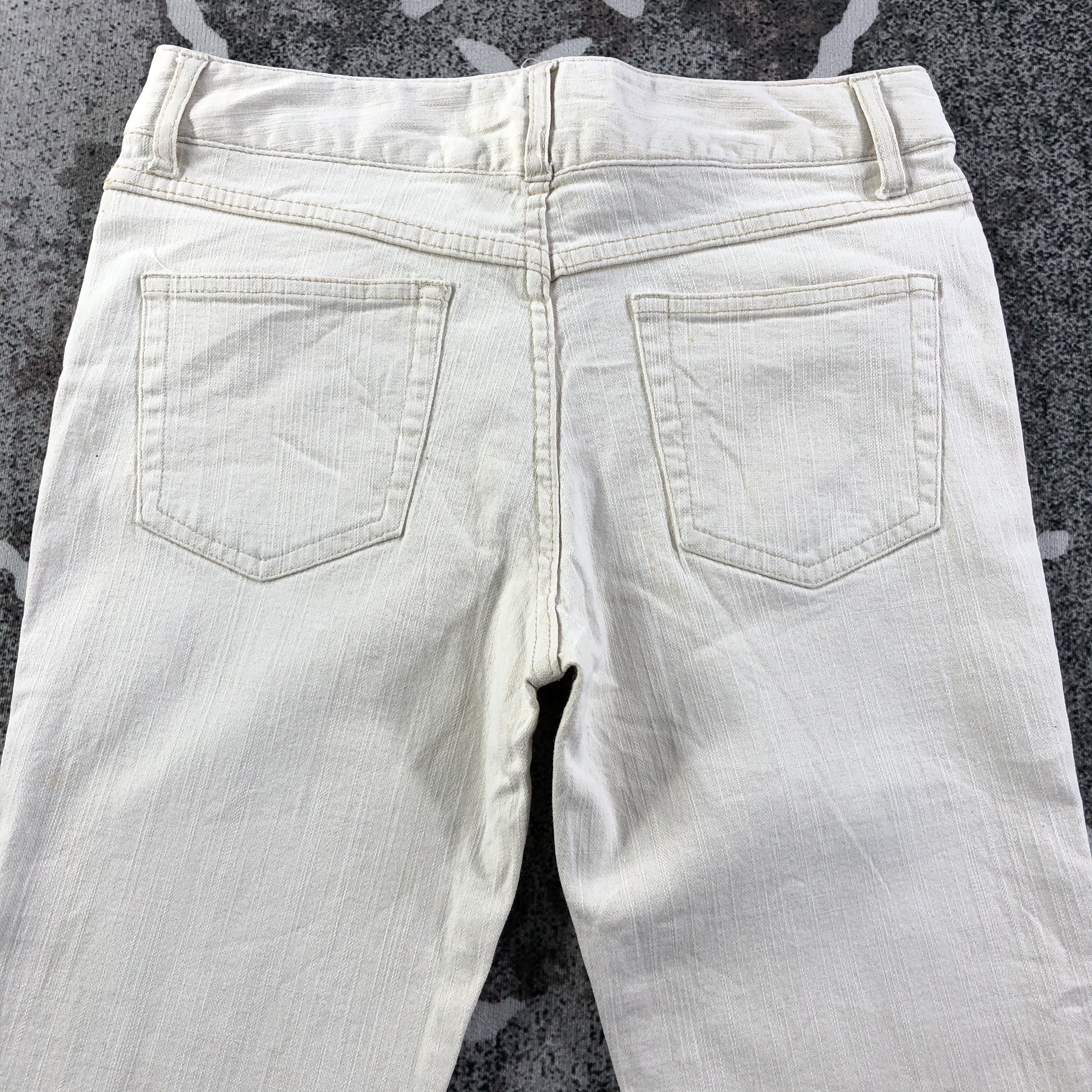 Japanese Brand Japanese Brand Browdwin White Jeans Flare Denim KJ1625 Size 27" / US 4 / IT 40 - 4 Thumbnail