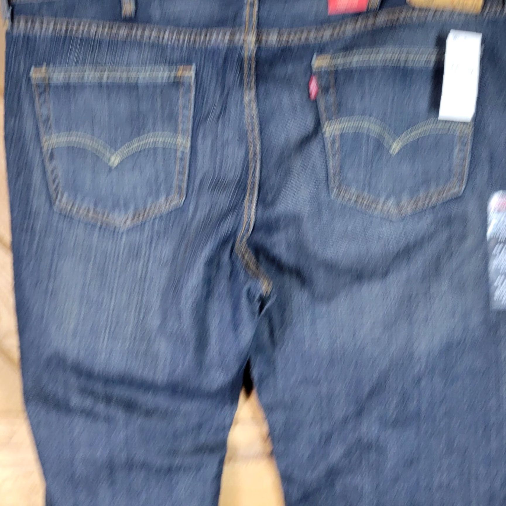 Levi's Levis 559 Jeans Mens Size 44x32 Dark Wash Denim Relaxed Straight Fit with Tags Size US 44 / EU 60 - 6 Thumbnail