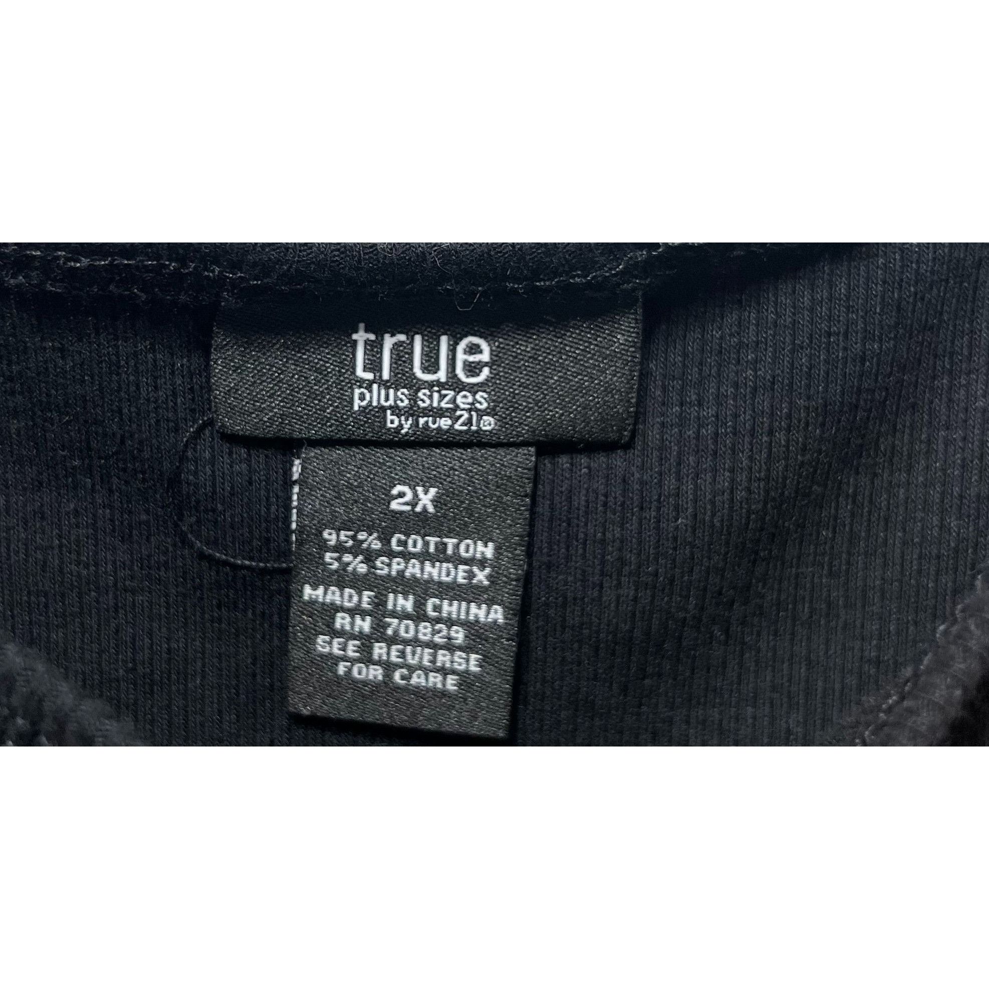 Other True - Women's Sleeveless Bodysuit - Black - 2X Size ONE SIZE - 8 Thumbnail