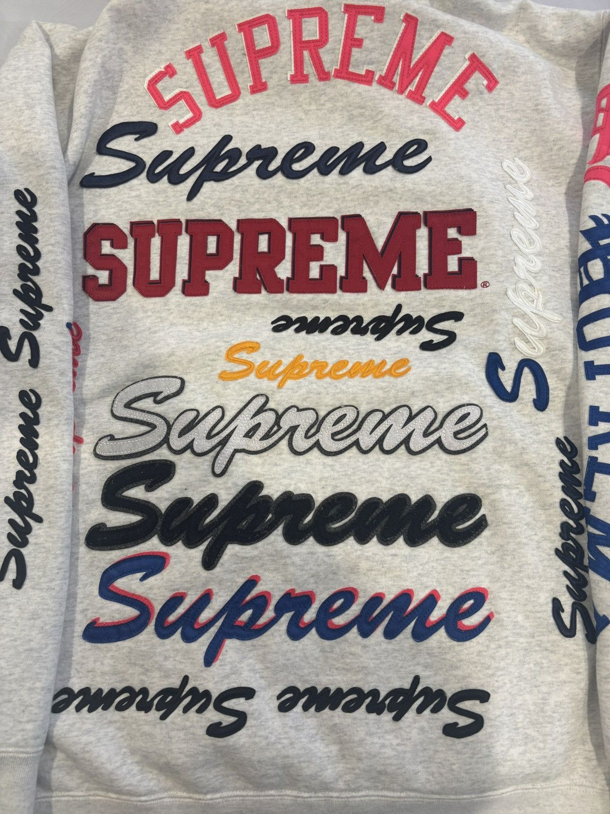 Supreme [RARE!] Supreme Pullover Hoodie 2021! Multi logo Size XL Size US XL / EU 56 / 4 - 3 Thumbnail