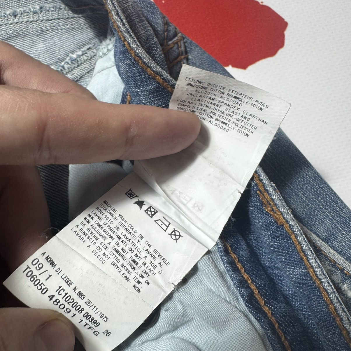 Roberto Cavalli vintage 90s just cavalli flared jeans distressed y2k Size 26" / US 2 / IT 38 - 10 Thumbnail