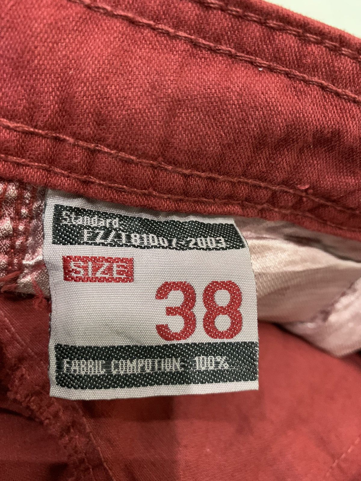 If Six Was Nine × Japanese Brand × Seditionaries 🔥RED TACTICAL SIX POCKETS PANTS W38 Size US 38 / EU 54 - 10 Thumbnail