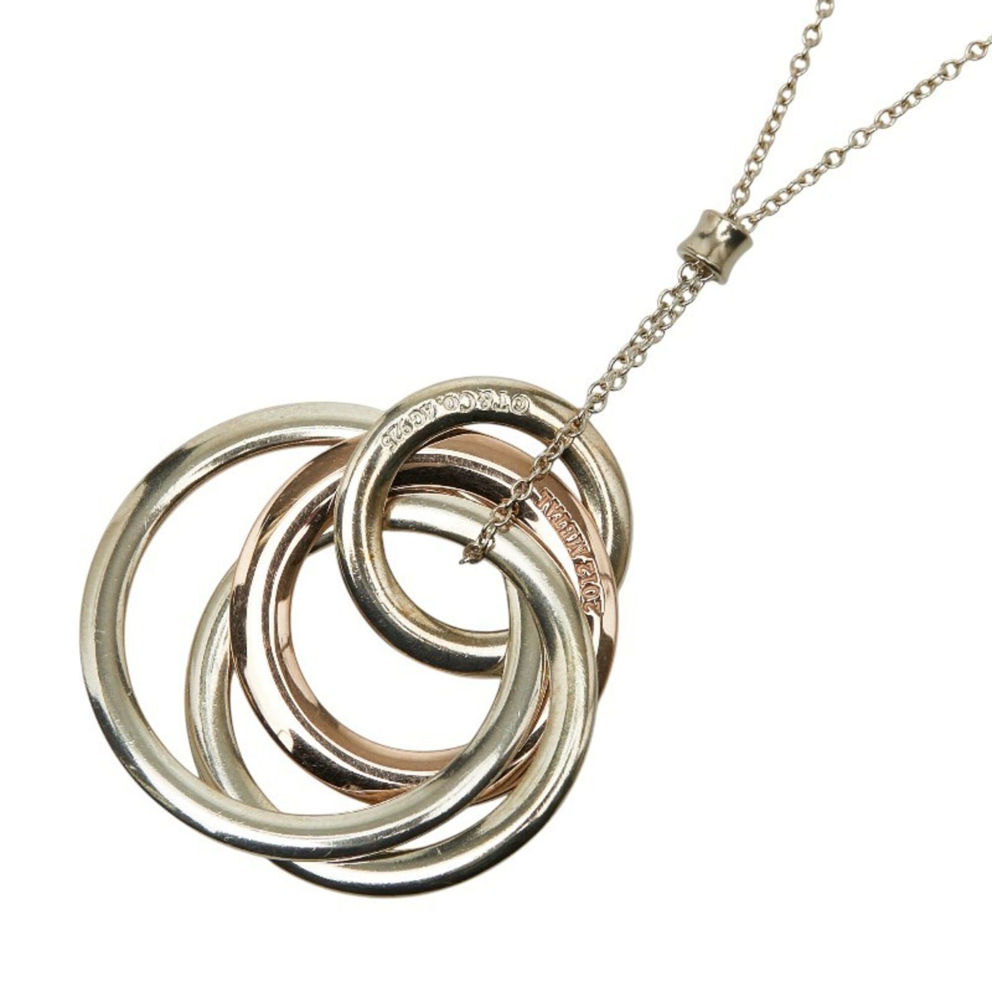 Tiffany & Co. Tiffany & Co. 1837 Interlocking Circle Necklace, SV925 Silver Metal, Women's. Size ONE SIZE - 1 Thumbnail