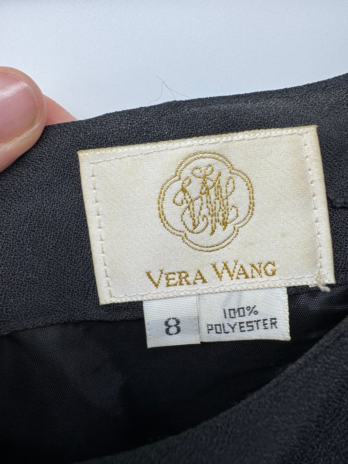 Vera Wang Vintage Vera Wang Black Dress Size 8 Size M / US 6-8 / IT 42-44 - 2 Thumbnail