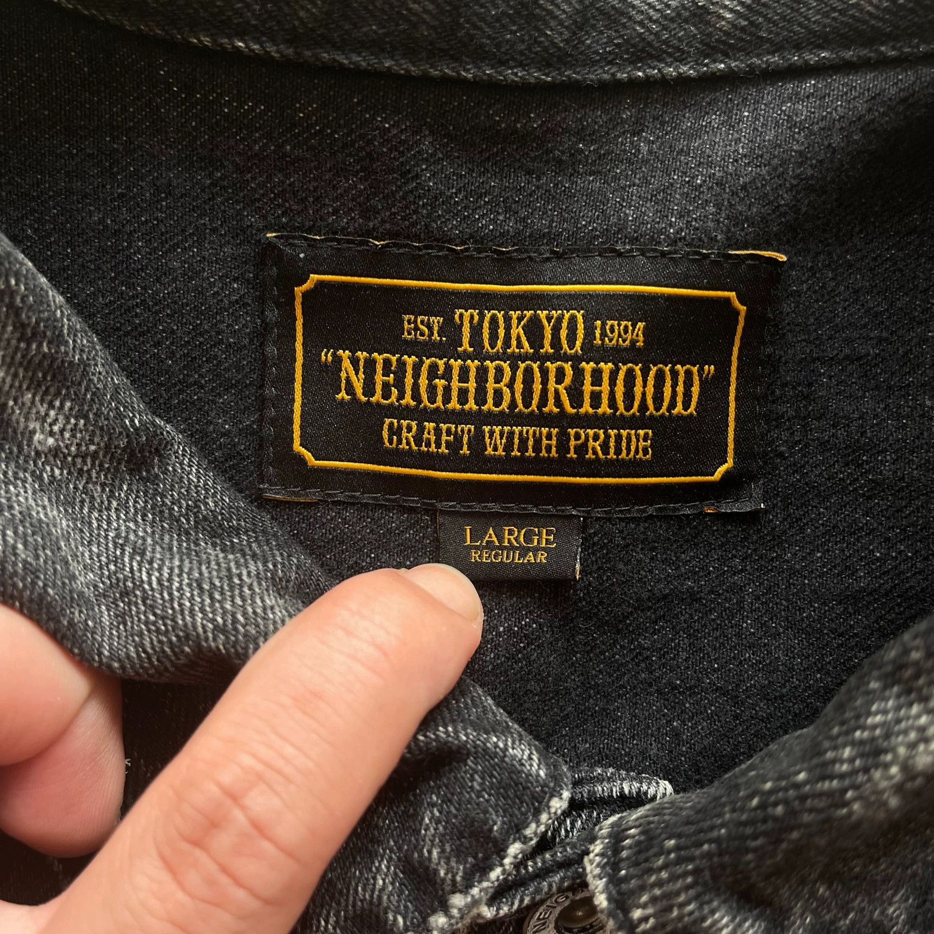 Neighborhood Neighborhood 20ss Stockman Denim Jacket Black L Size US L / EU 52-54 / 3 - 4 Thumbnail