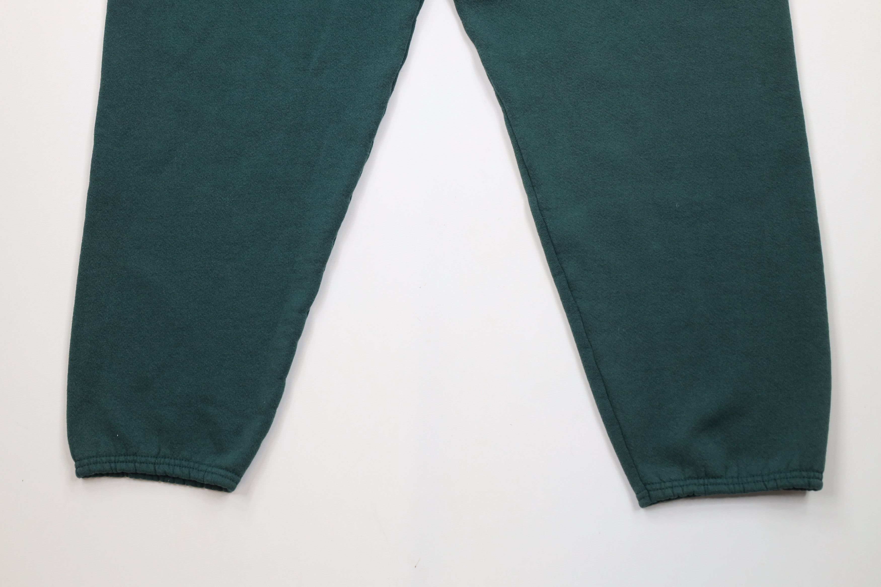 Vintage Vintage 90s Streetwear Cuffed Sweatpants Joggers Green USA Size US 40 / EU 56 - 4 Thumbnail