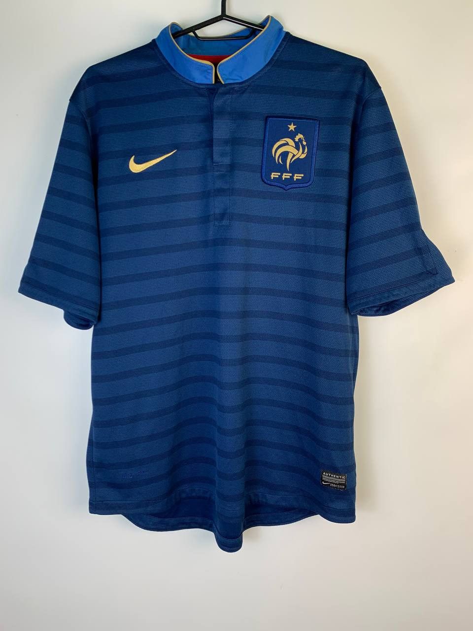 Nike FRANCE 2012 HOME FOOTBALL SHIRT SOCCER JERSEY NIKE Size US L / EU 52-54 / 3 - 1 Thumbnail