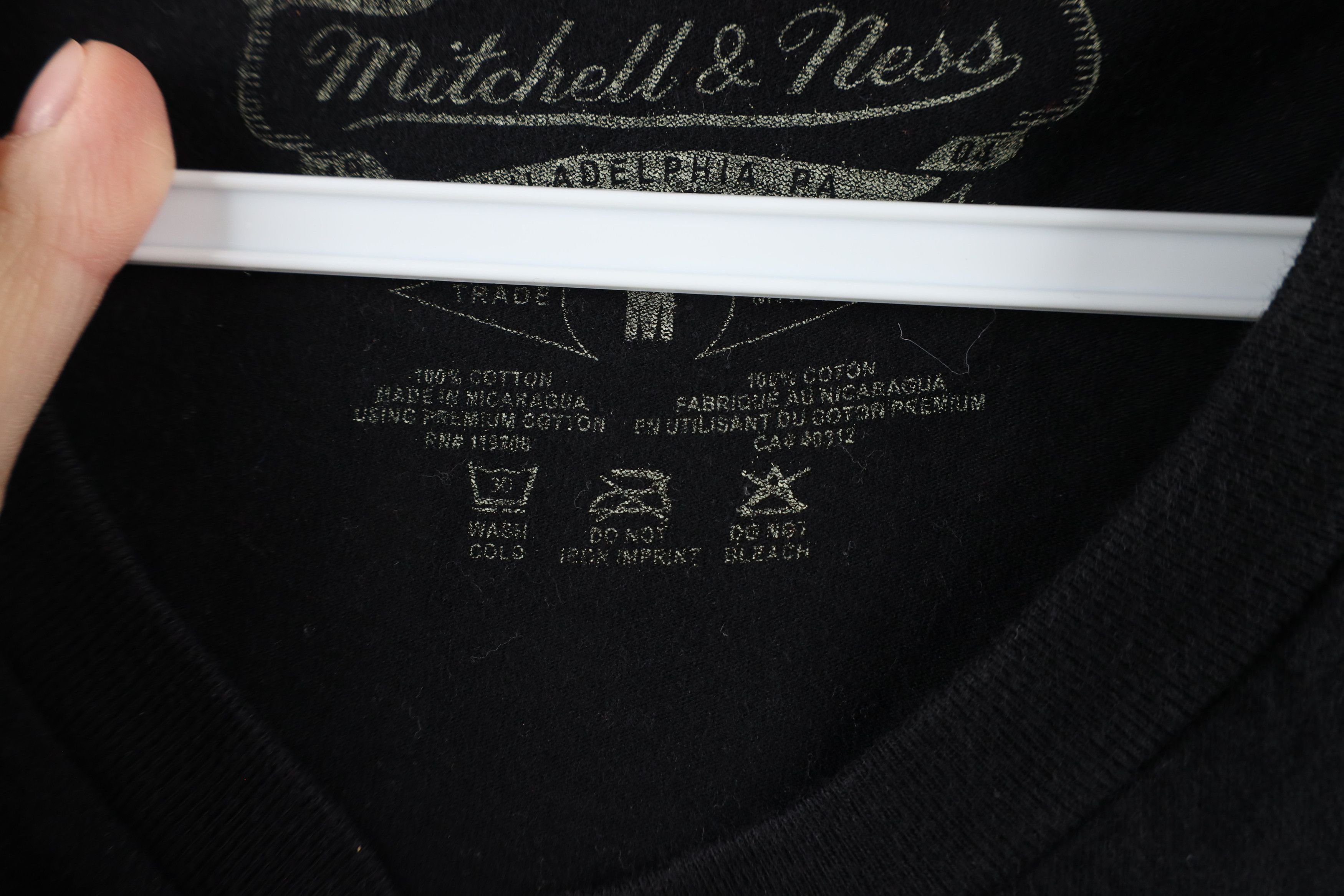 Mitchell & Ness × Vintage Mitchell & Ness Chicago Bulls Basketball T-Shirt Black Size US M / EU 48-50 / 2 - 7 Thumbnail
