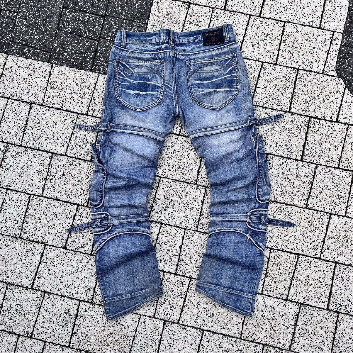 Japanese Brand × Vintage Bandage Vintage Japan Style Avant Garde Pants Jeans Opium Size US 32 / EU 48 - 5 Thumbnail