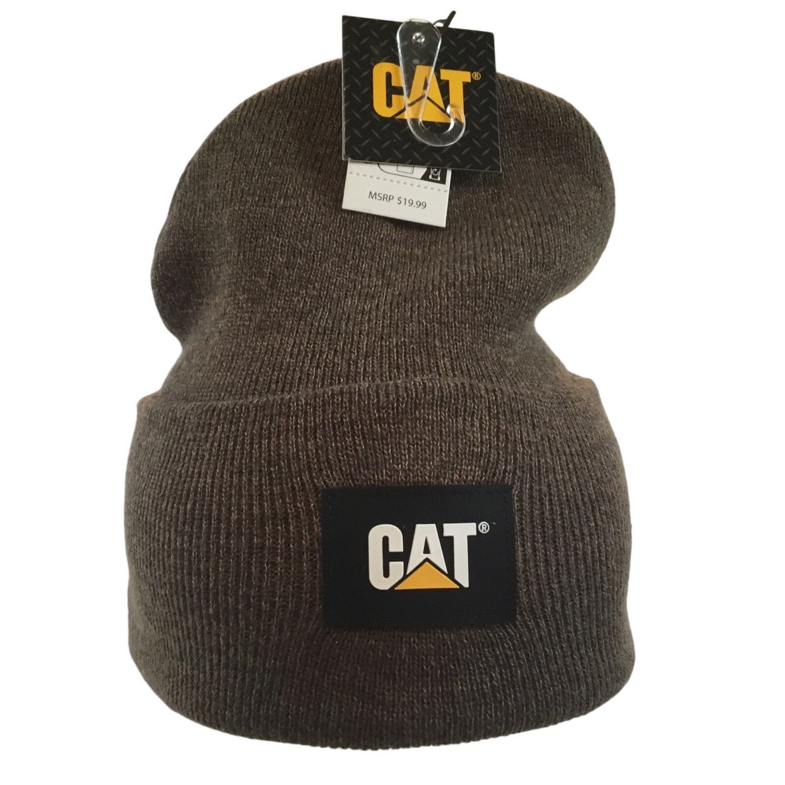 Caterpillar CAT Caterpillar Knit Cap New Cuff Beanie Brown NWT Size ONE SIZE - 4 Thumbnail
