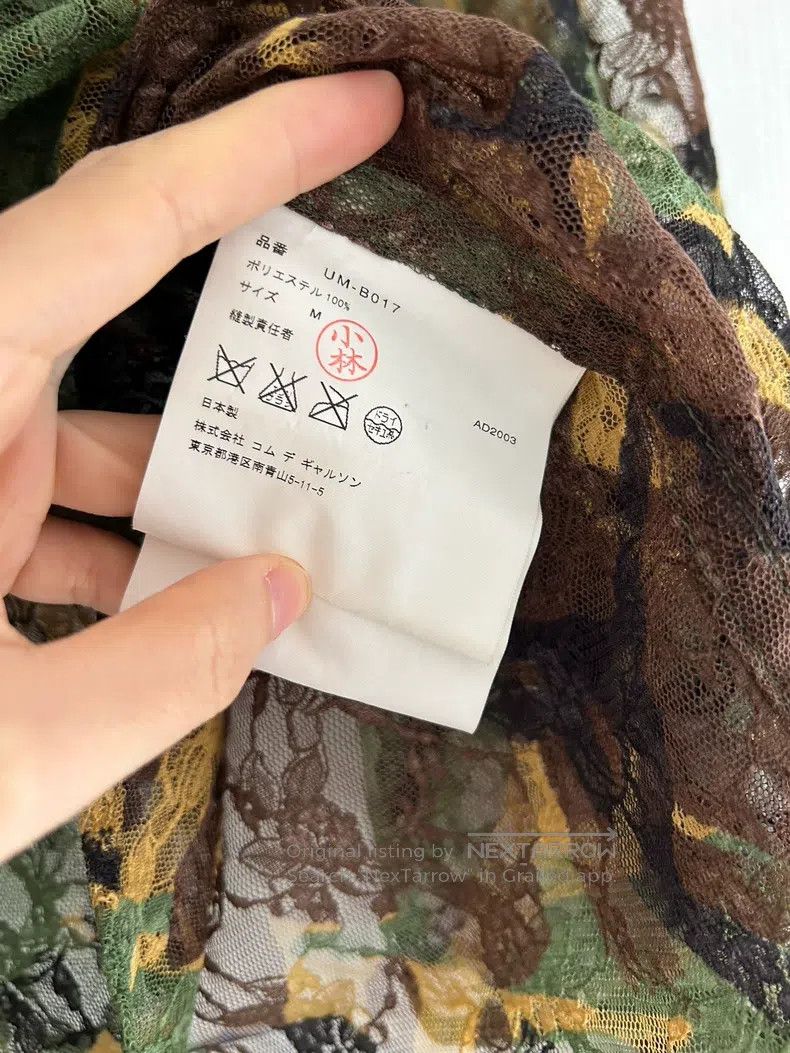 Comme des Garcons Comme des Garcons Camouflage Lace Shirt Size M / US 6-8 / IT 42-44 - 4 Thumbnail