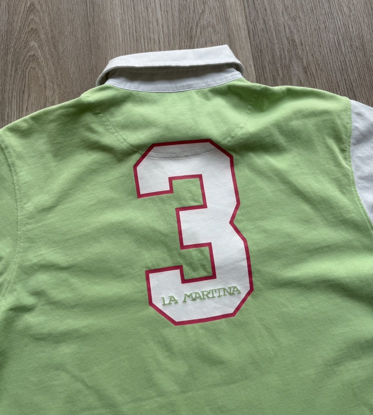 La Martina La Martina Careys Polo #3 White/Green Polo T-Shirt Size US M / EU 48-50 / 2 - 13 Thumbnail