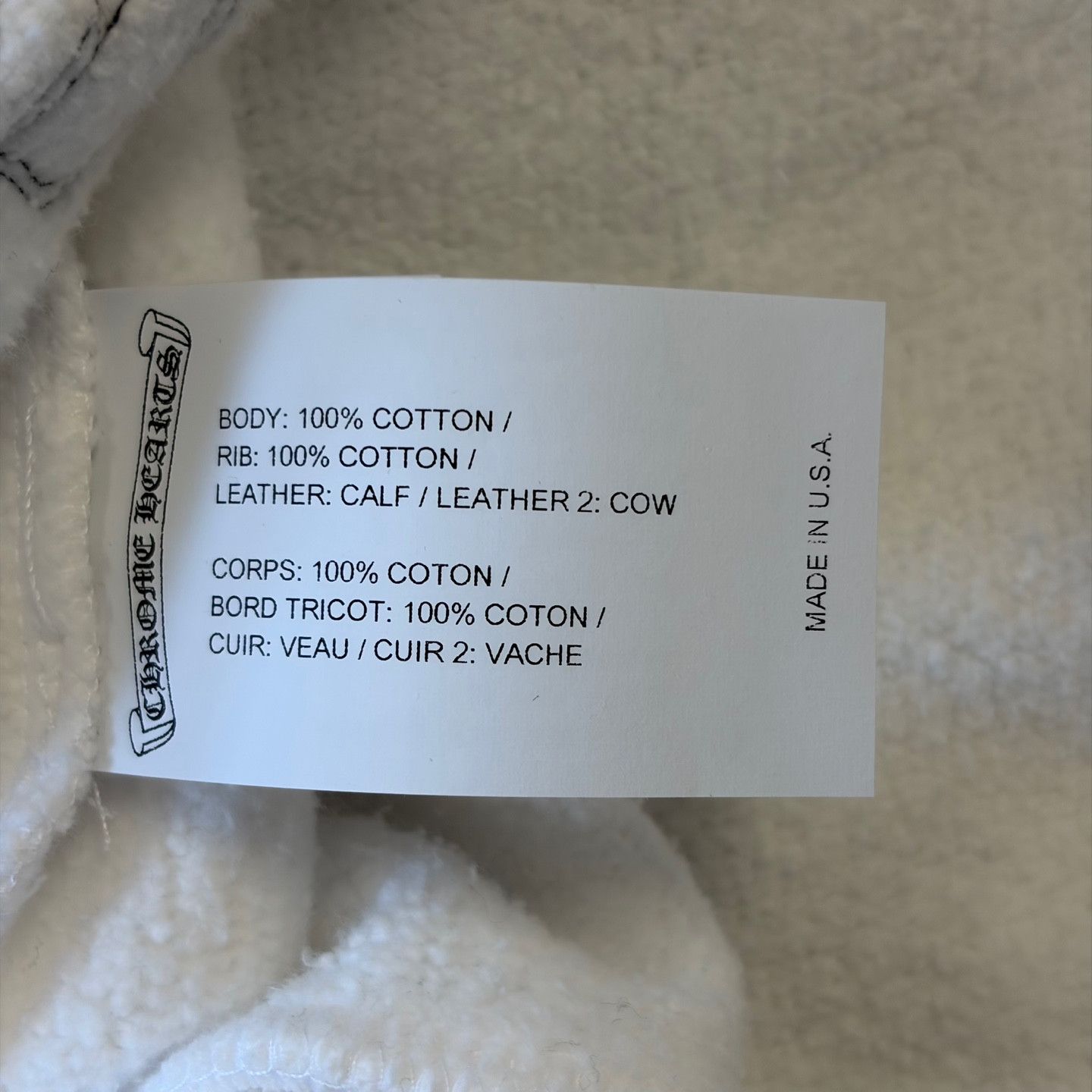 Chrome Hearts CHROME HEARTS CHEETAH WHITE PATCH QUARTER ZIP Size S Size US S / EU 44-46 / 1 - 10 Thumbnail
