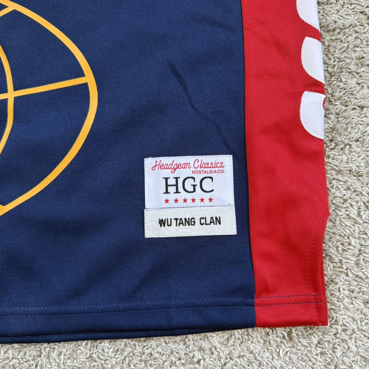 Wu-Tang Clan 🔴Wu-Tang Jersey Size XL Basketball WuTang Globe Rza Gza Size US XL / EU 56 / 4 - 14 Thumbnail