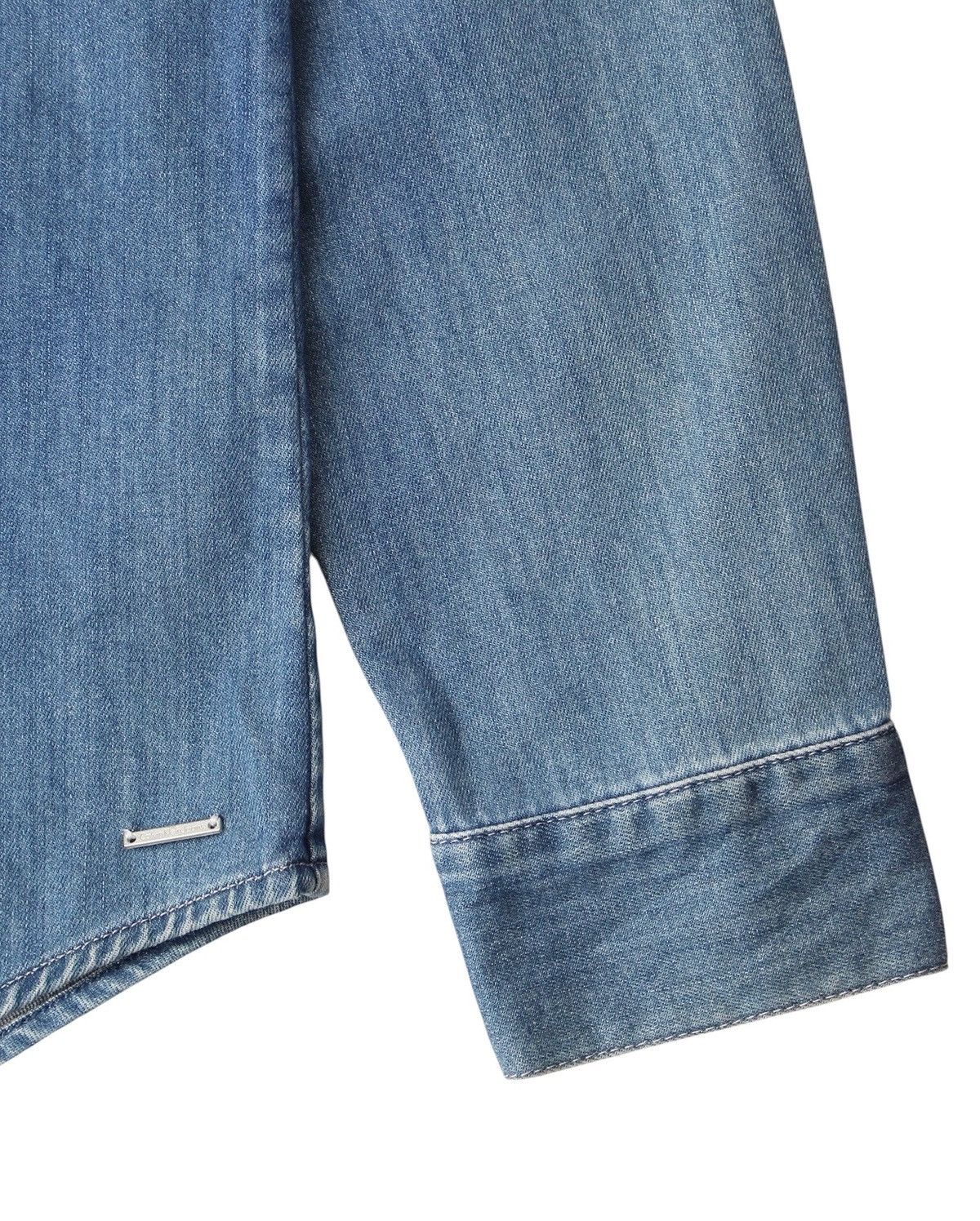 Calvin Klein 2000S CALVIN KLEIN JEANS PATCHED DENIM SHIRT Size US M / EU 48-50 / 2 - 4 Thumbnail