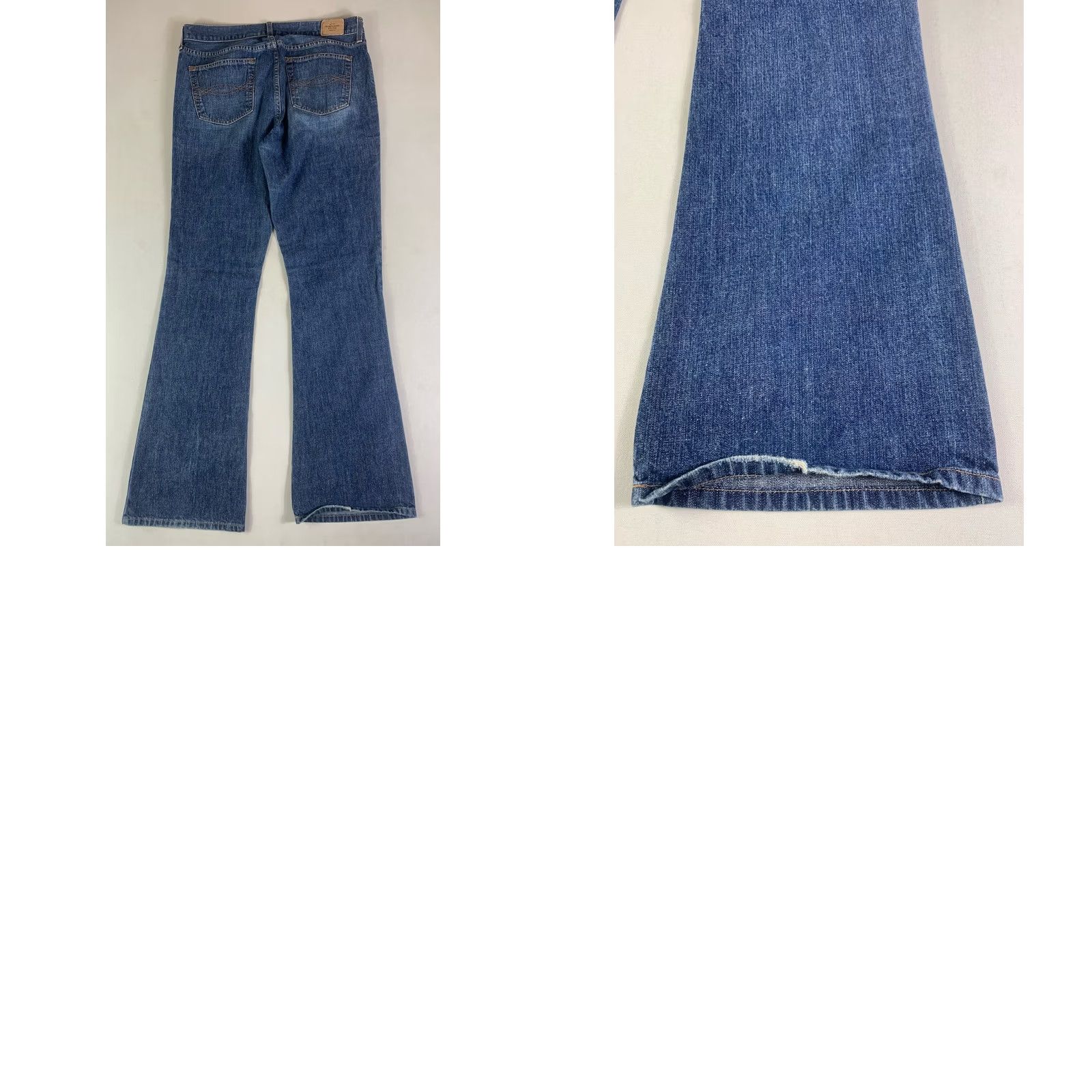 Abercrombie & Fitch Abercrombie & Fitch The Vintage Flare High Rise Jeans Blue Women 12L 34x34 Denim 5-Pocket Regular Fit Size 34" / US 12 / IT 48 - 8 Thumbnail