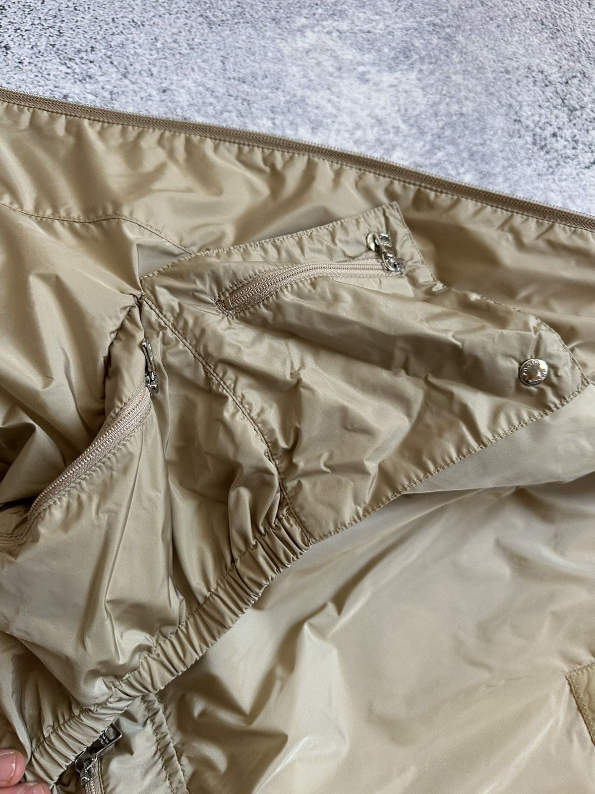 Prada Vintage Prada F/W 99 Nylon Parka Ski Jacket Beige Archive Size L / US 10 / IT 46 - 9 Thumbnail
